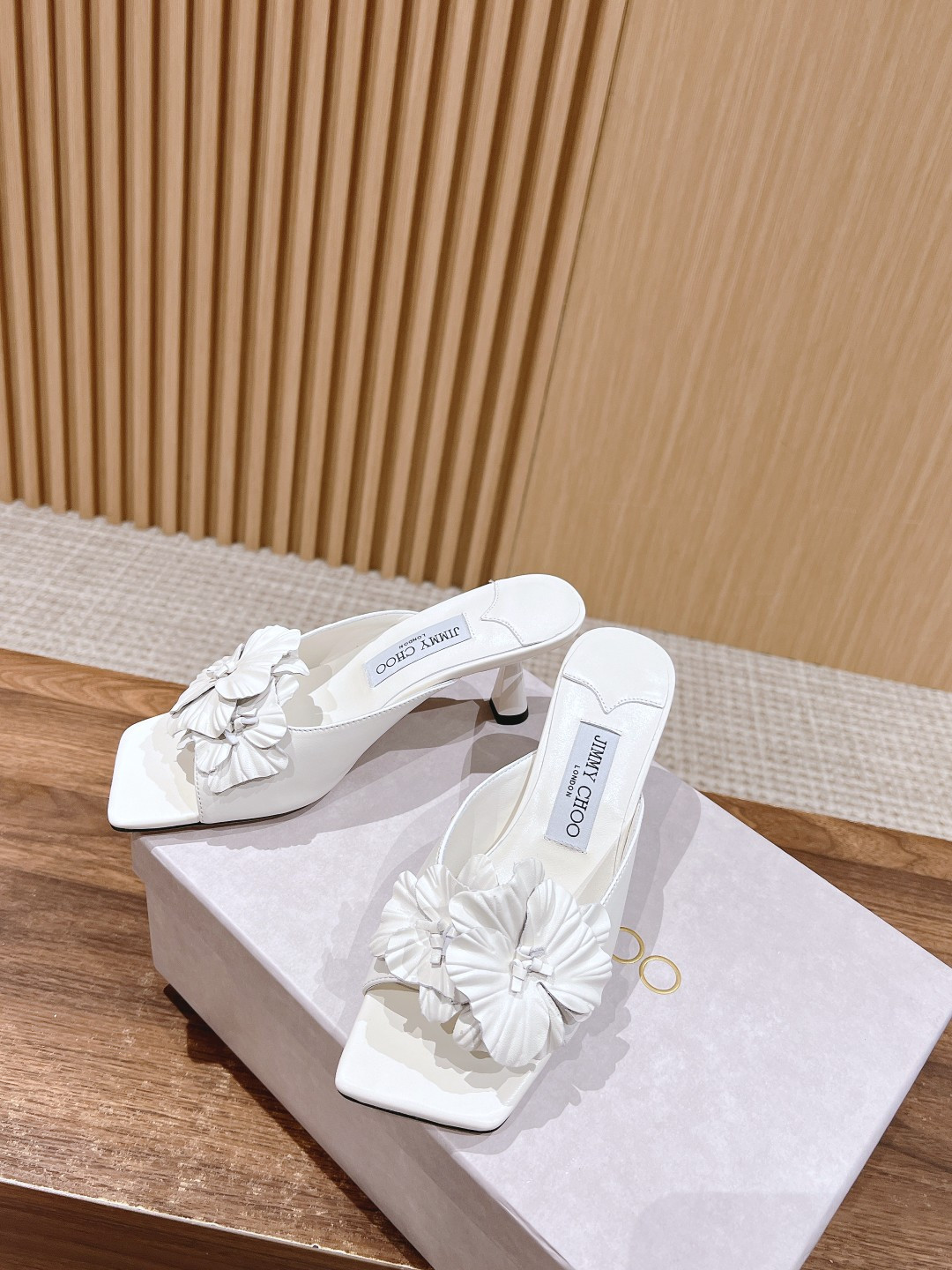 UA Jimmy Choo Slides 6.5cm