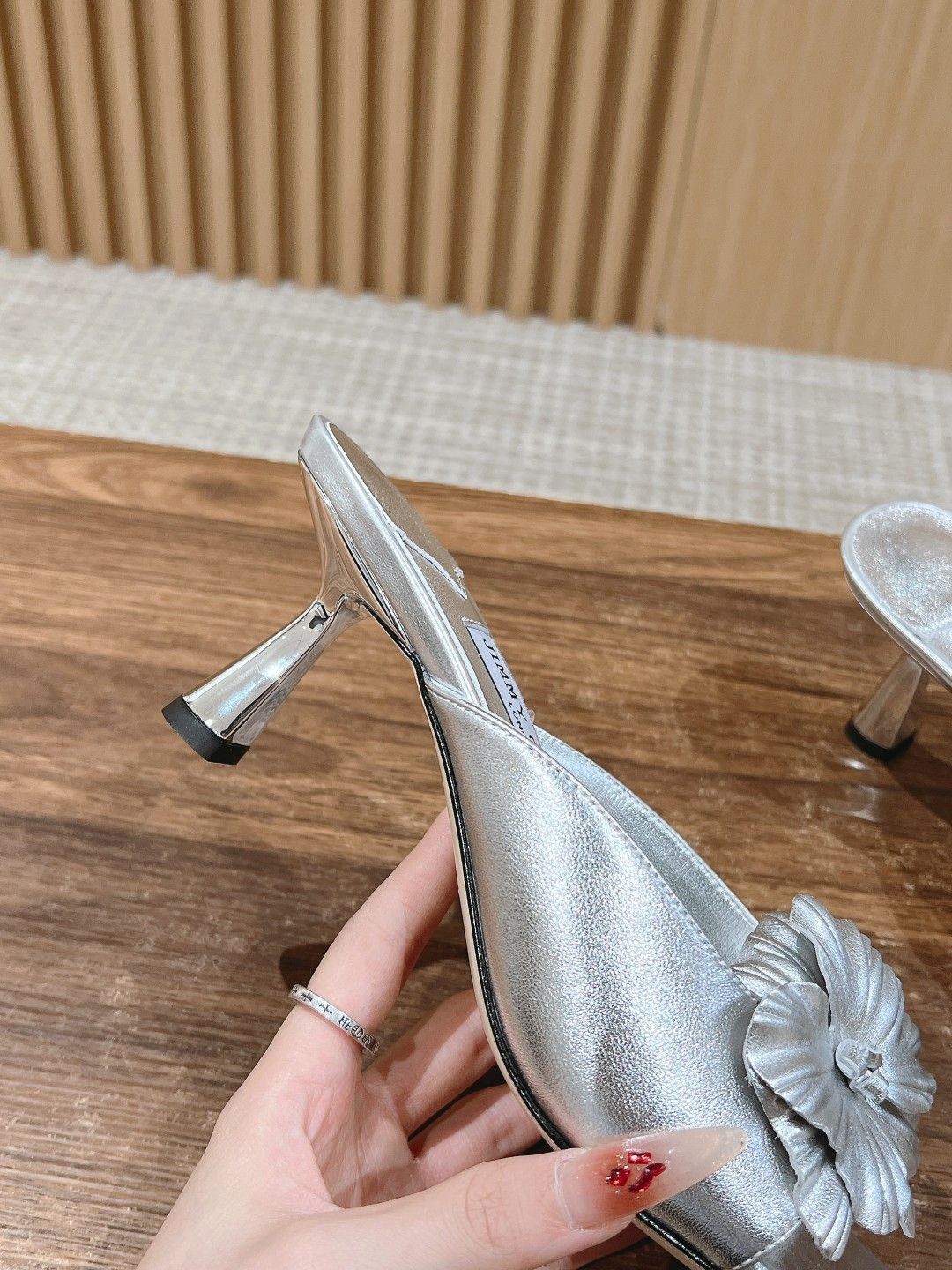 UA Jimmy Choo Slides 6.5cm