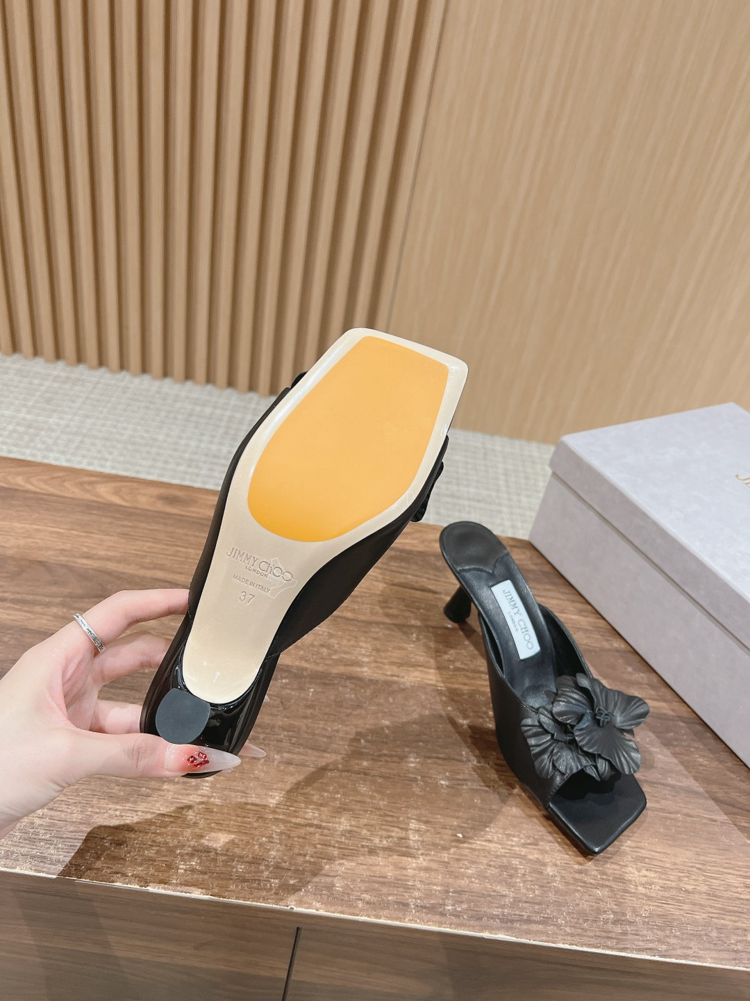 UA Jimmy Choo Slides 6.5cm