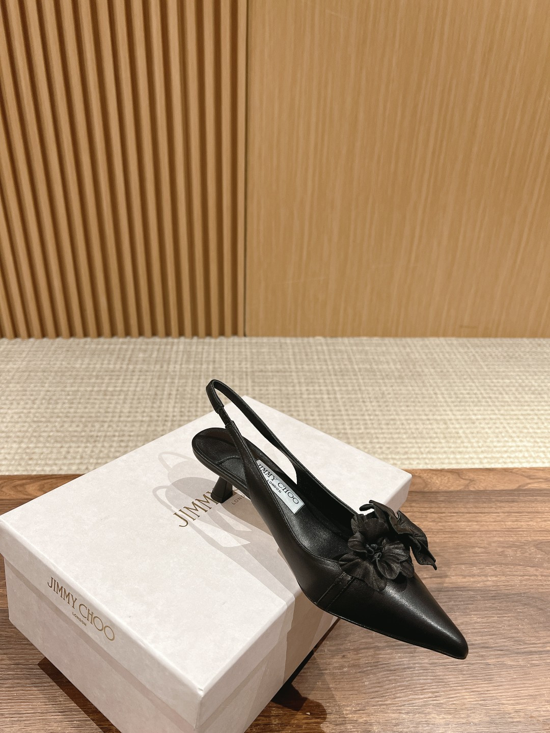 UA Jimmy Choo ROSALIA FLOWERS Slingbacks 4.5cm