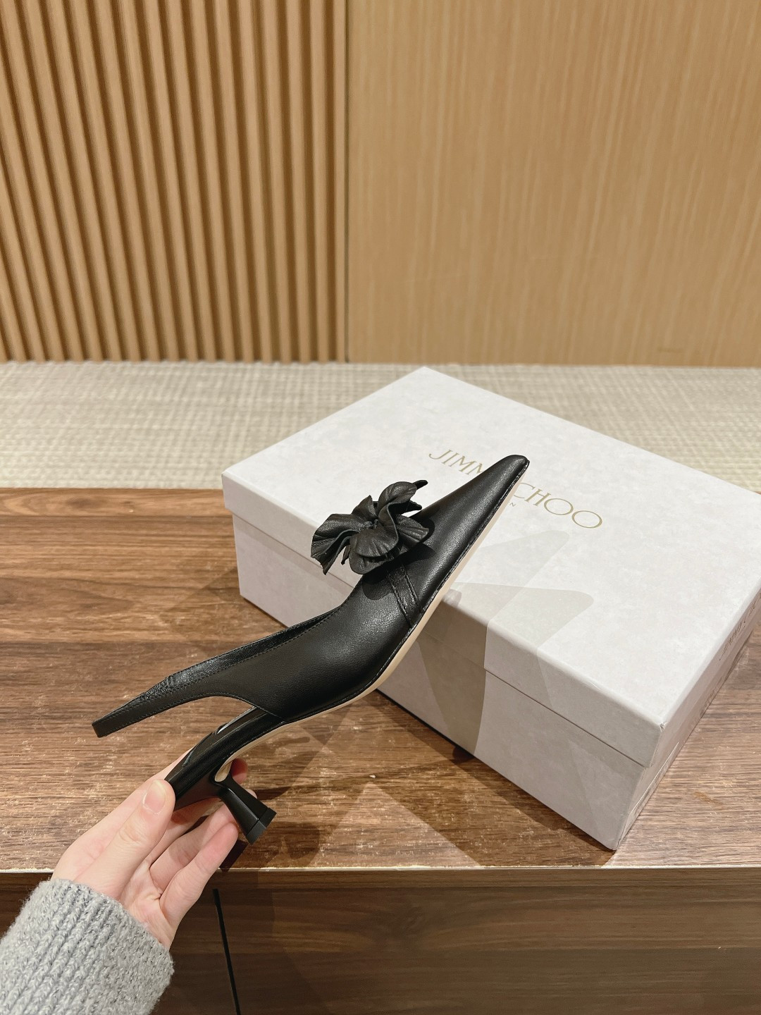 UA Jimmy Choo ROSALIA FLOWERS Slingbacks 4.5cm