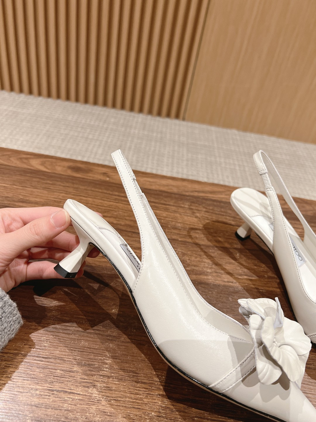 UA Jimmy Choo ROSALIA FLOWERS Slingbacks 4.5cm