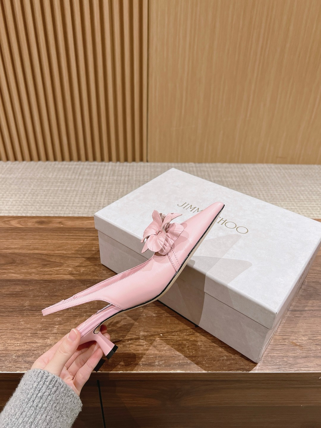 UA Jimmy Choo ROSALIA FLOWERS Slingbacks 4.5cm