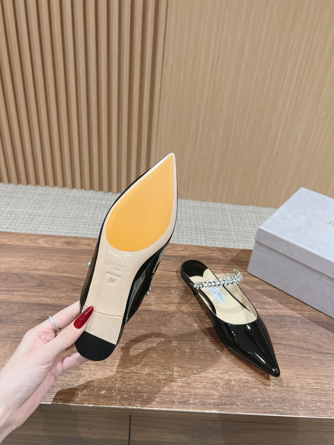 UA Jimmy Choo Bing Mules