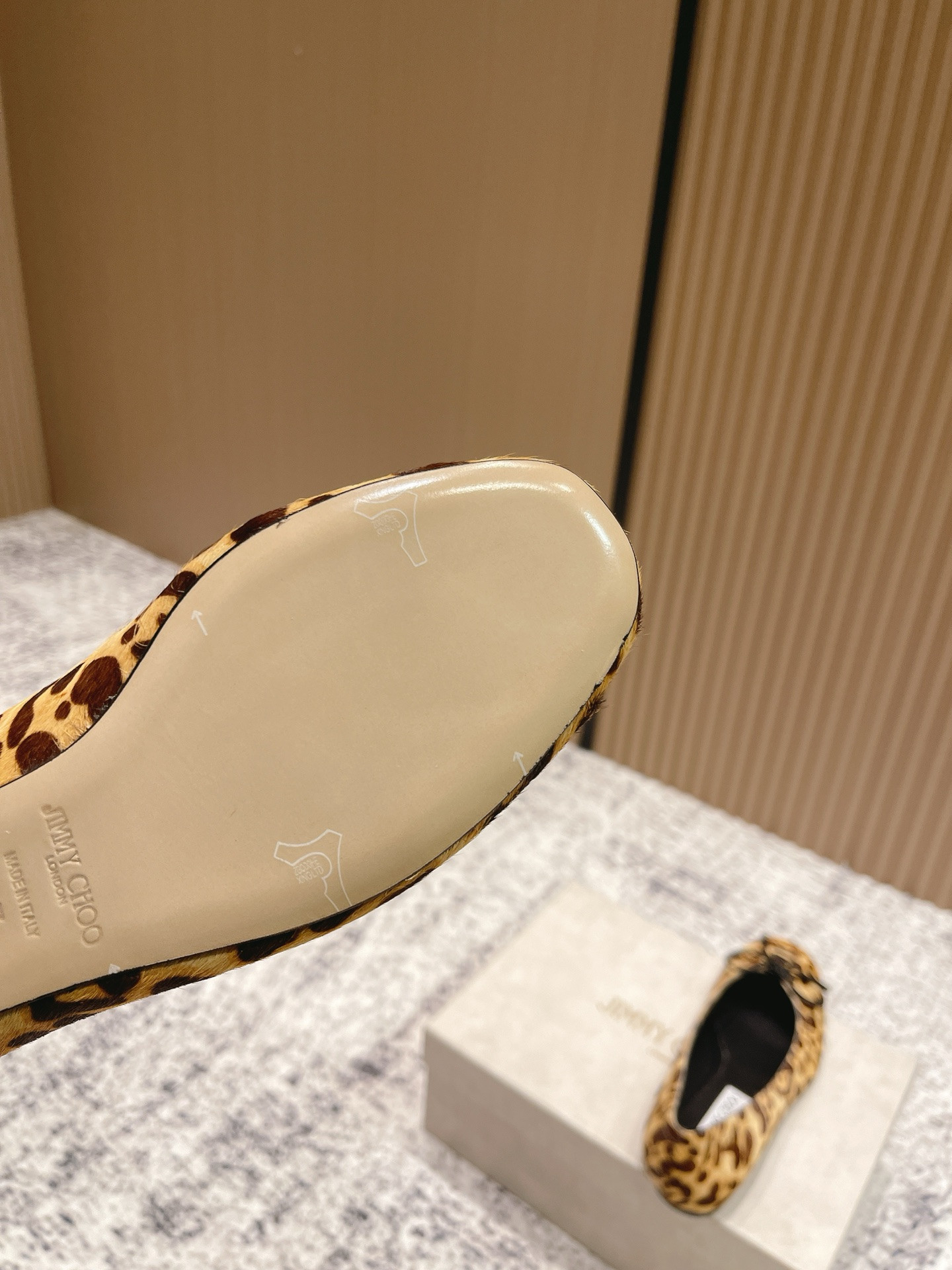 UA Jimmy Choo Scarlett Ballerina Flats