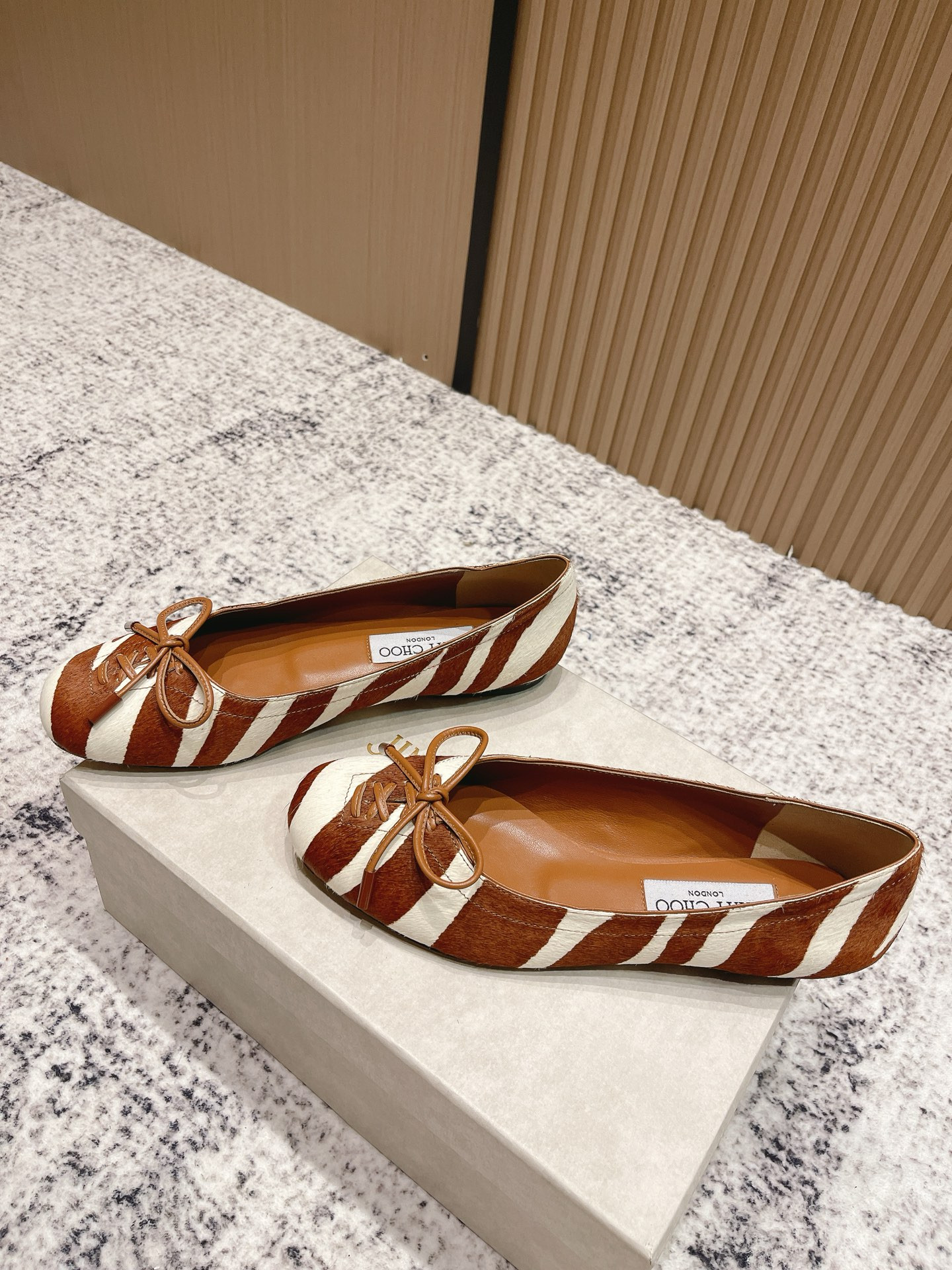 UA Jimmy Choo Scarlett Ballerina Flats