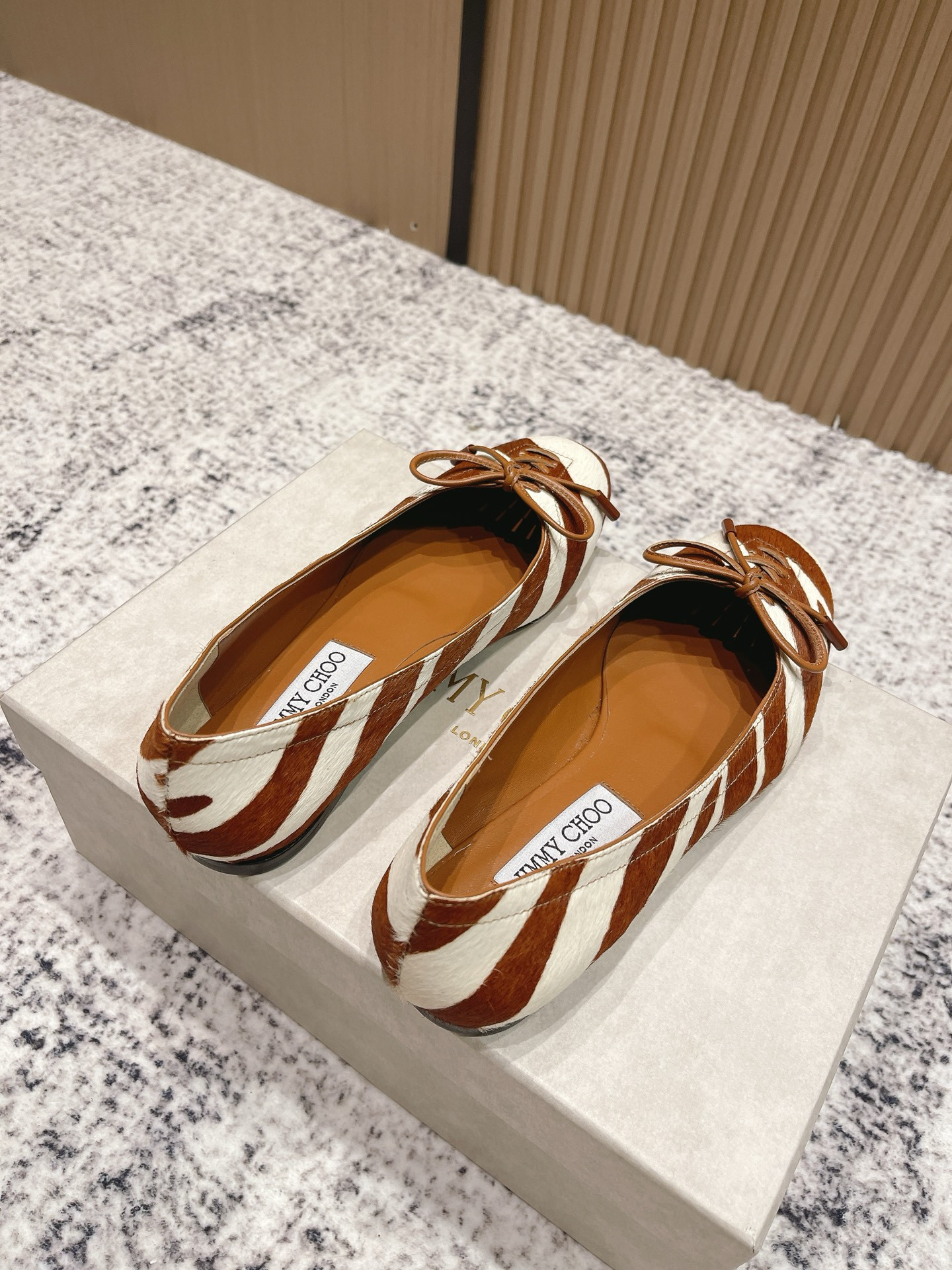 UA Jimmy Choo Scarlett Ballerina Flats