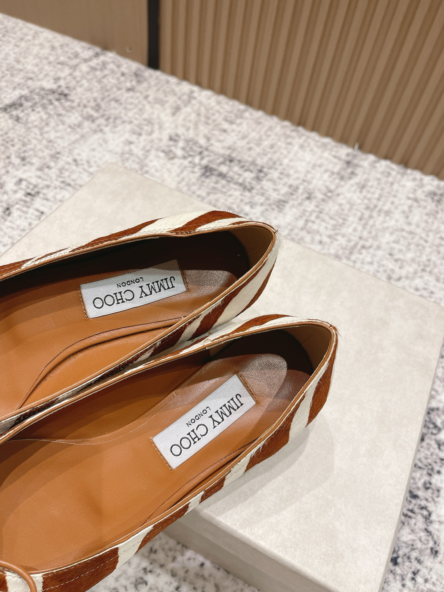 UA Jimmy Choo Scarlett Ballerina Flats