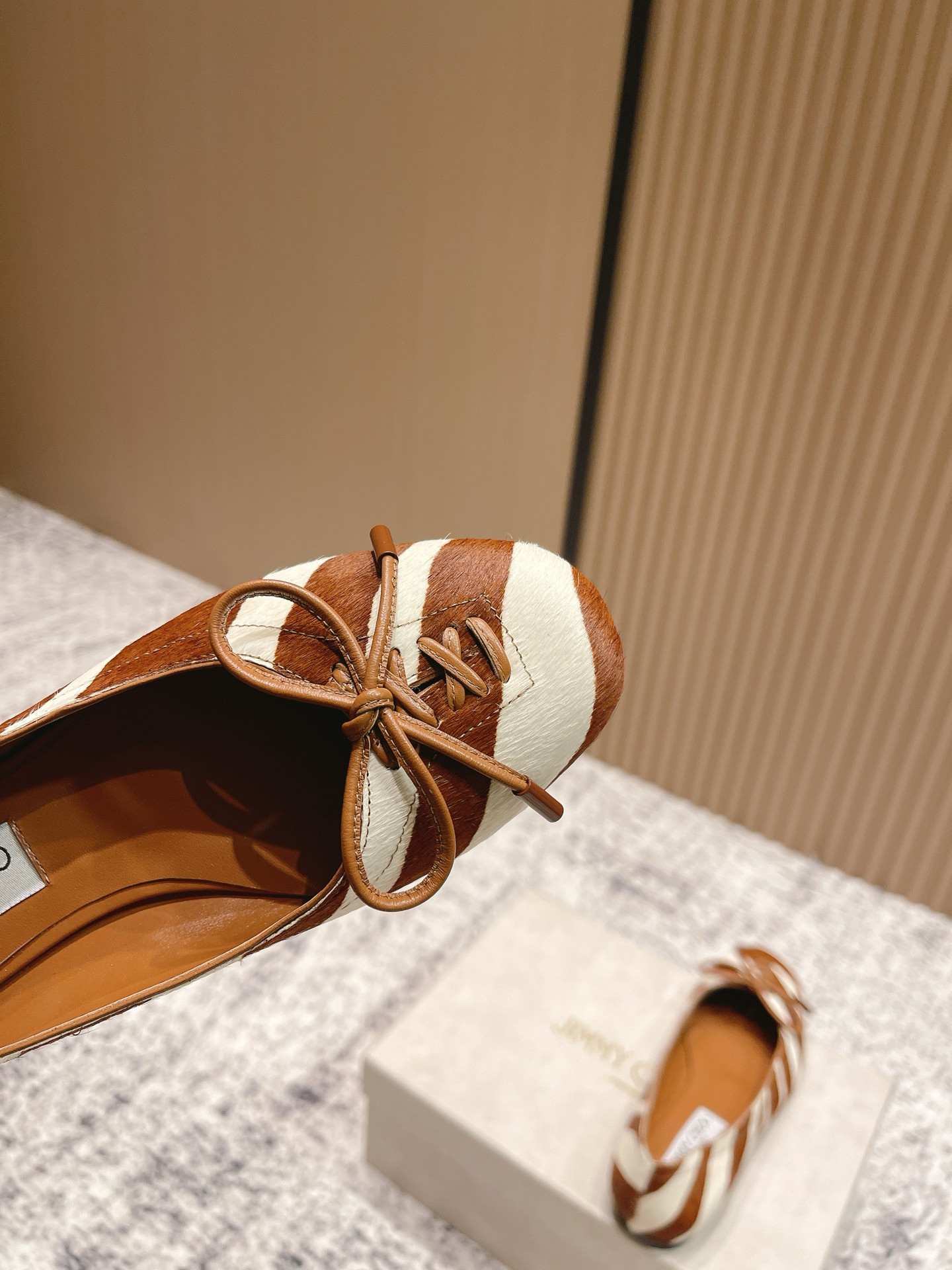 UA Jimmy Choo Scarlett Ballerina Flats