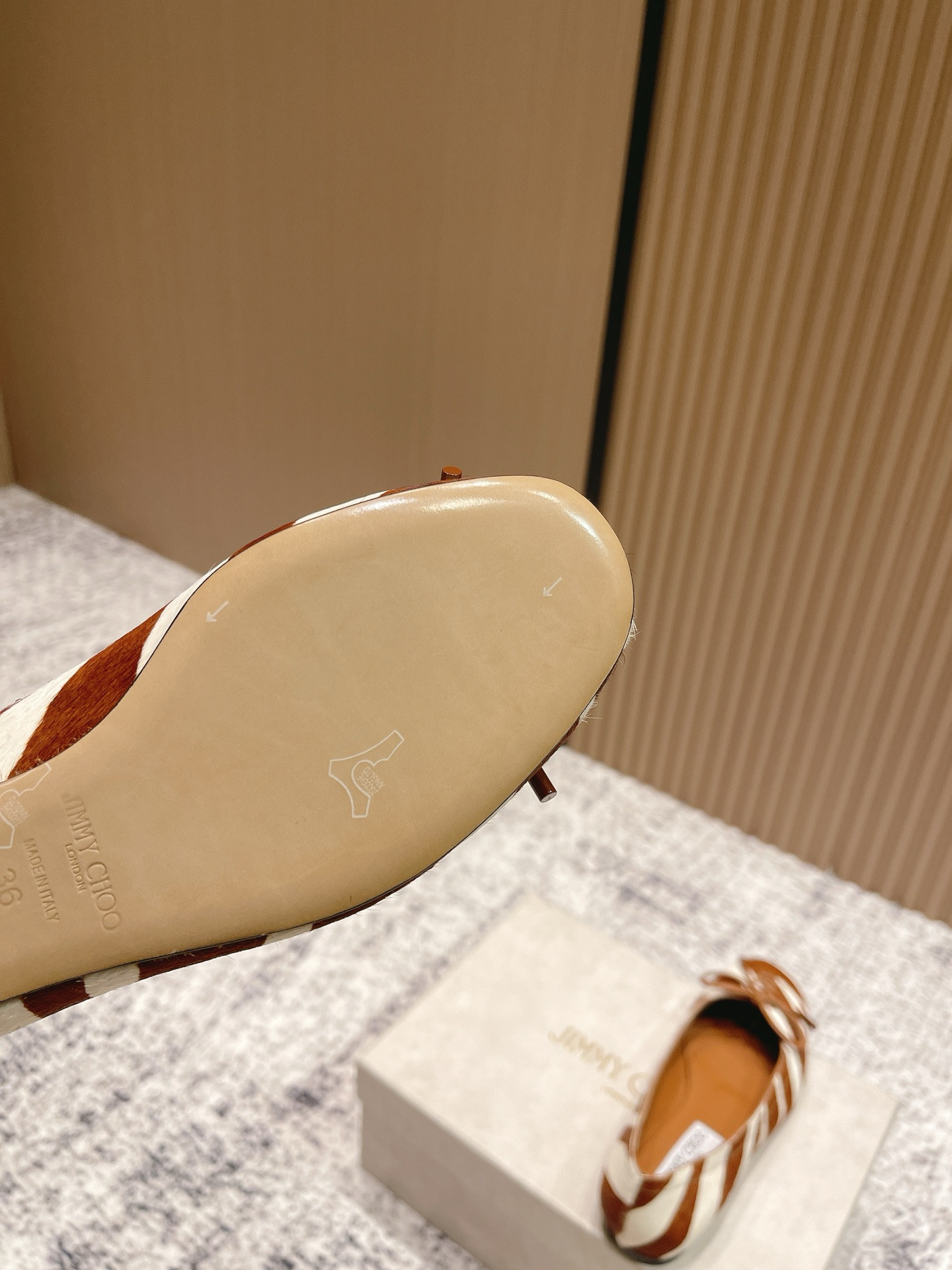 UA Jimmy Choo Scarlett Ballerina Flats