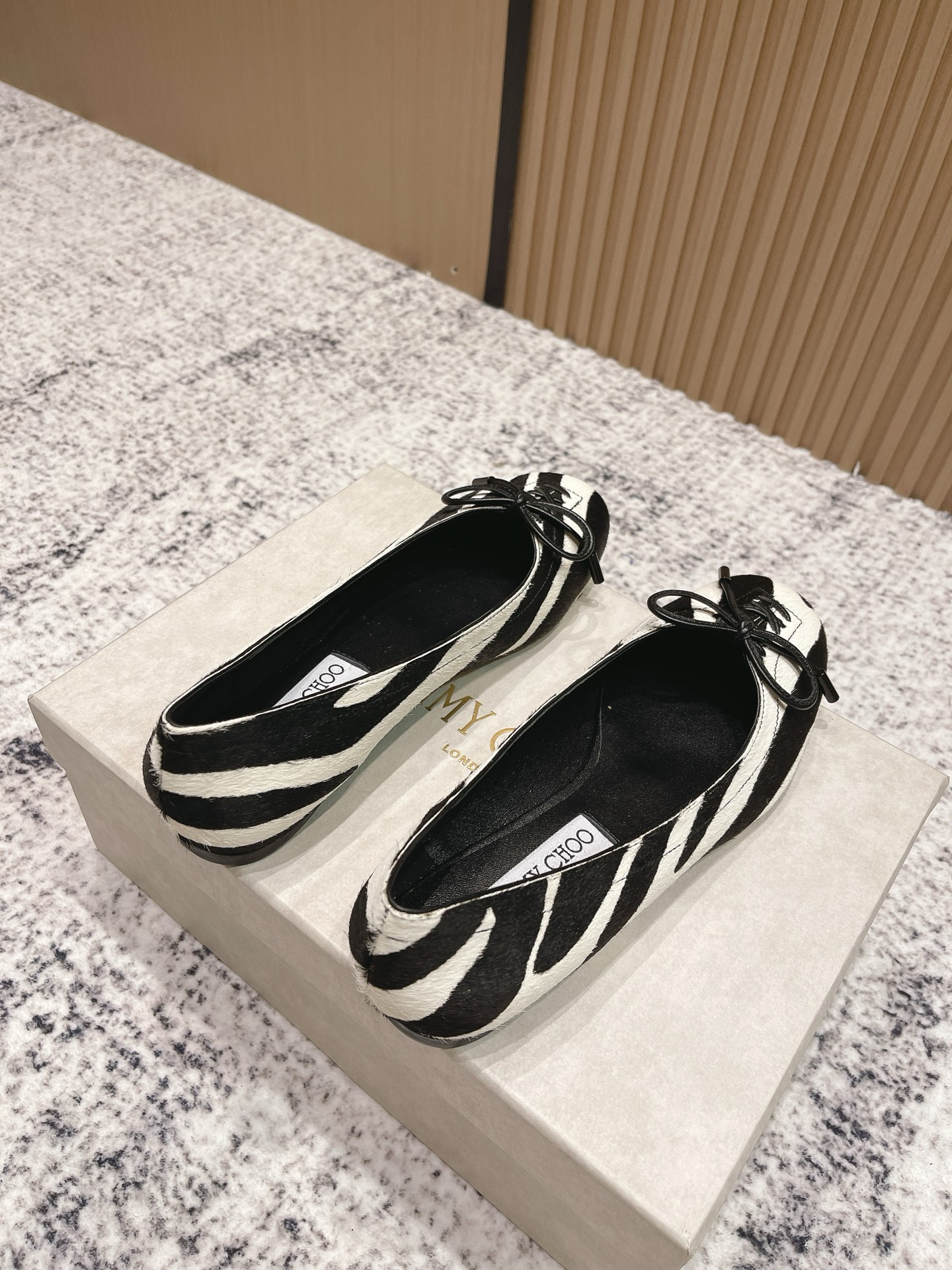 UA Jimmy Choo Scarlett Ballerina Flats