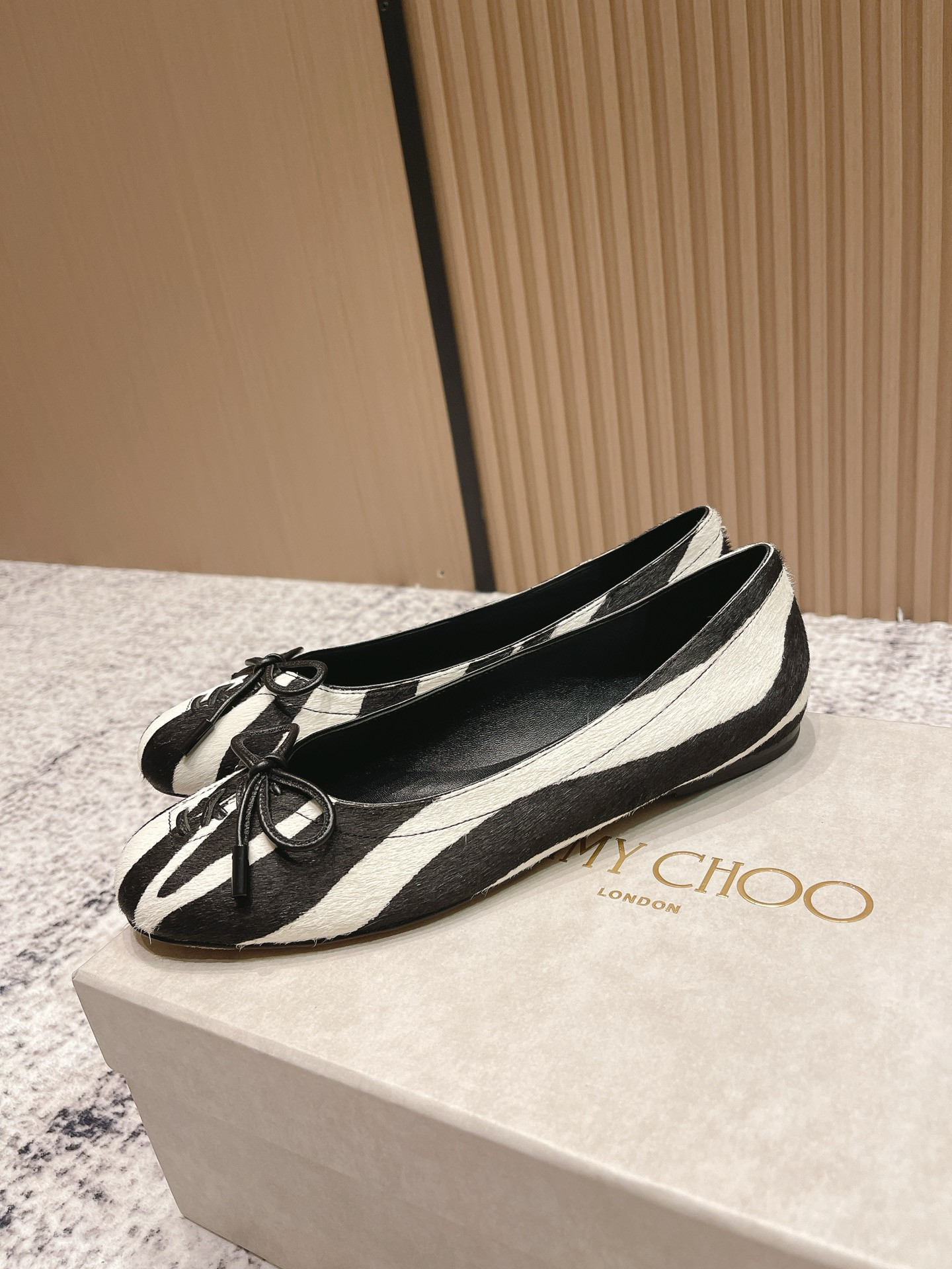 UA Jimmy Choo Scarlett Ballerina Flats