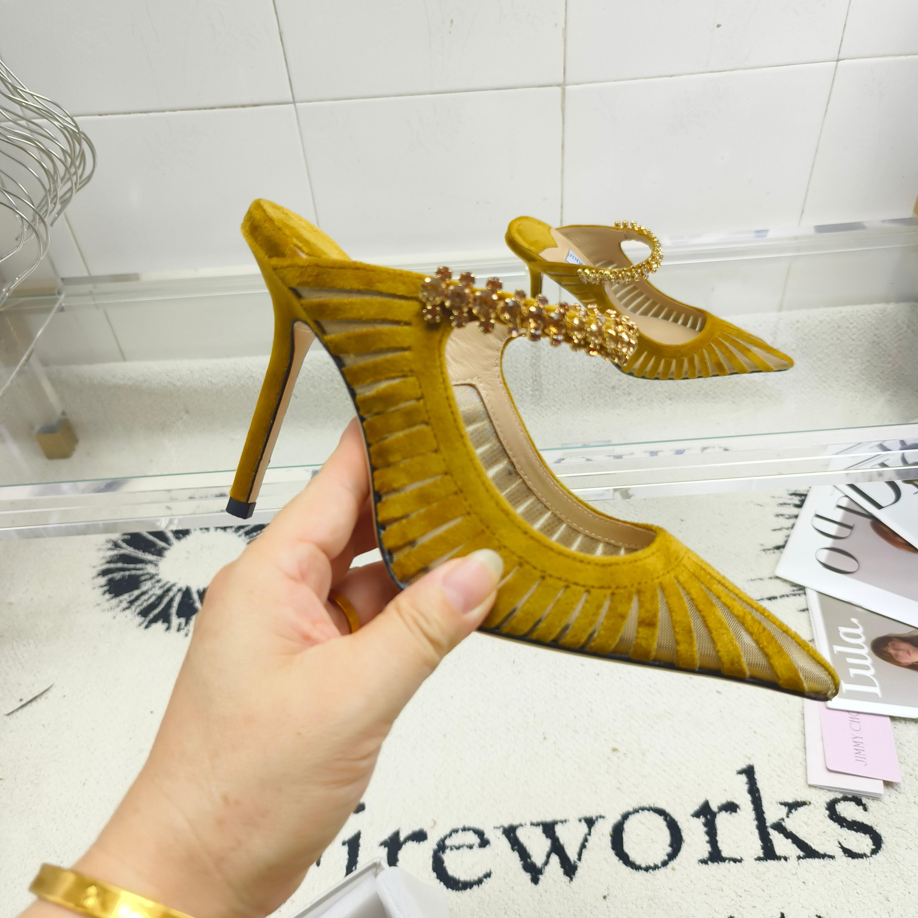 UA Jimmy Choo Bing Mules