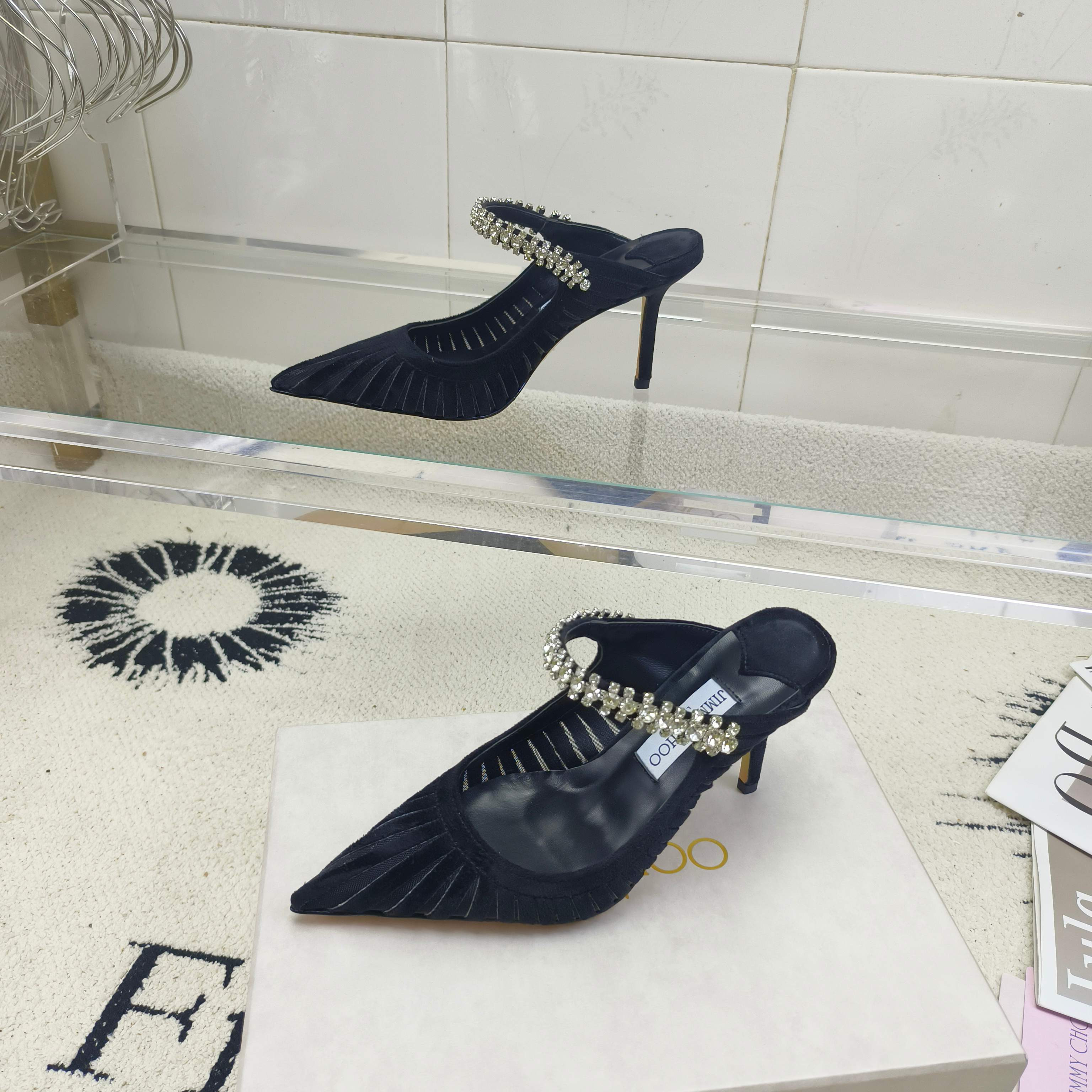 UA Jimmy Choo Bing Mules