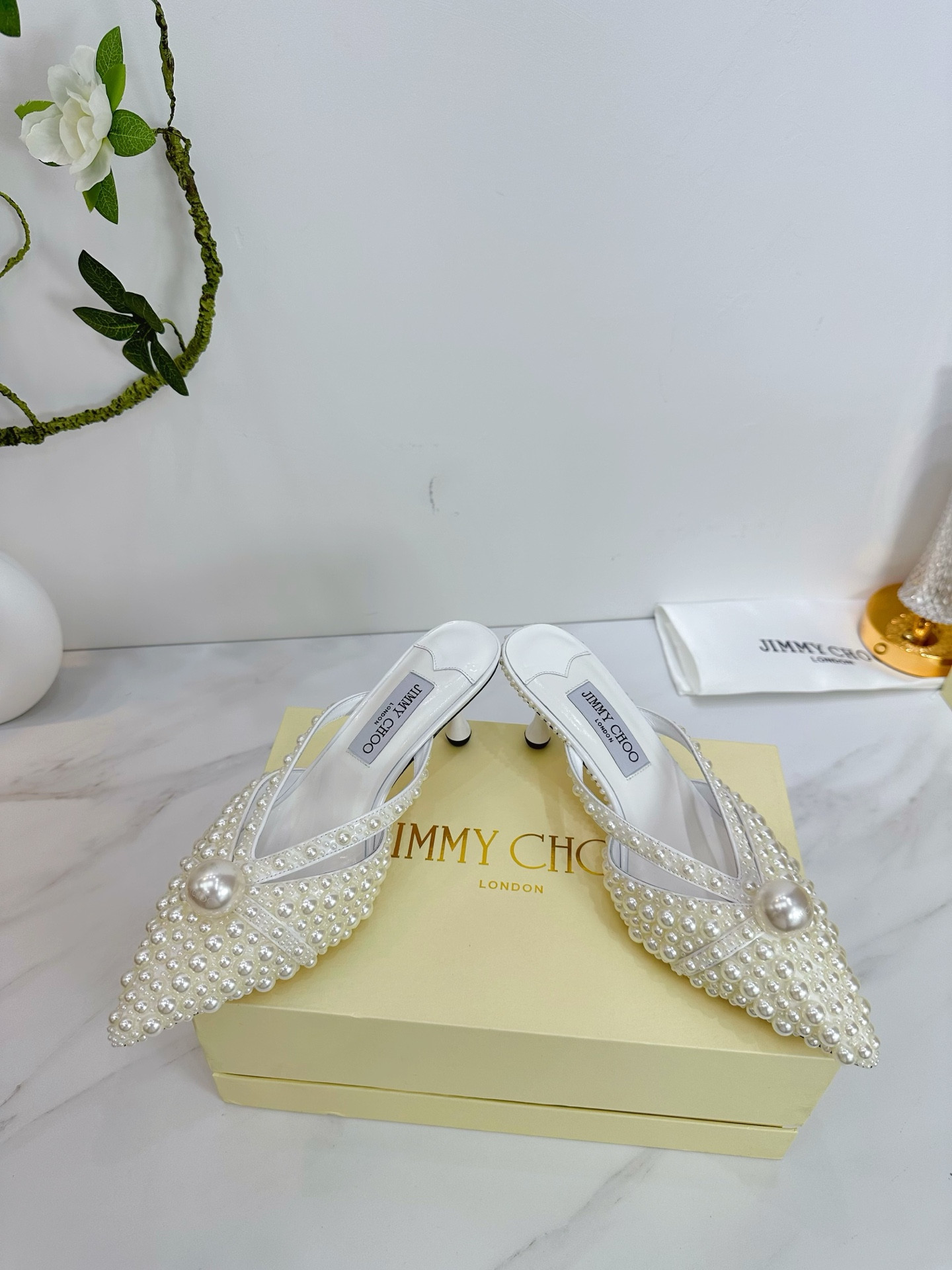 UA Jimmy Choo Sana Mule 6.5cm