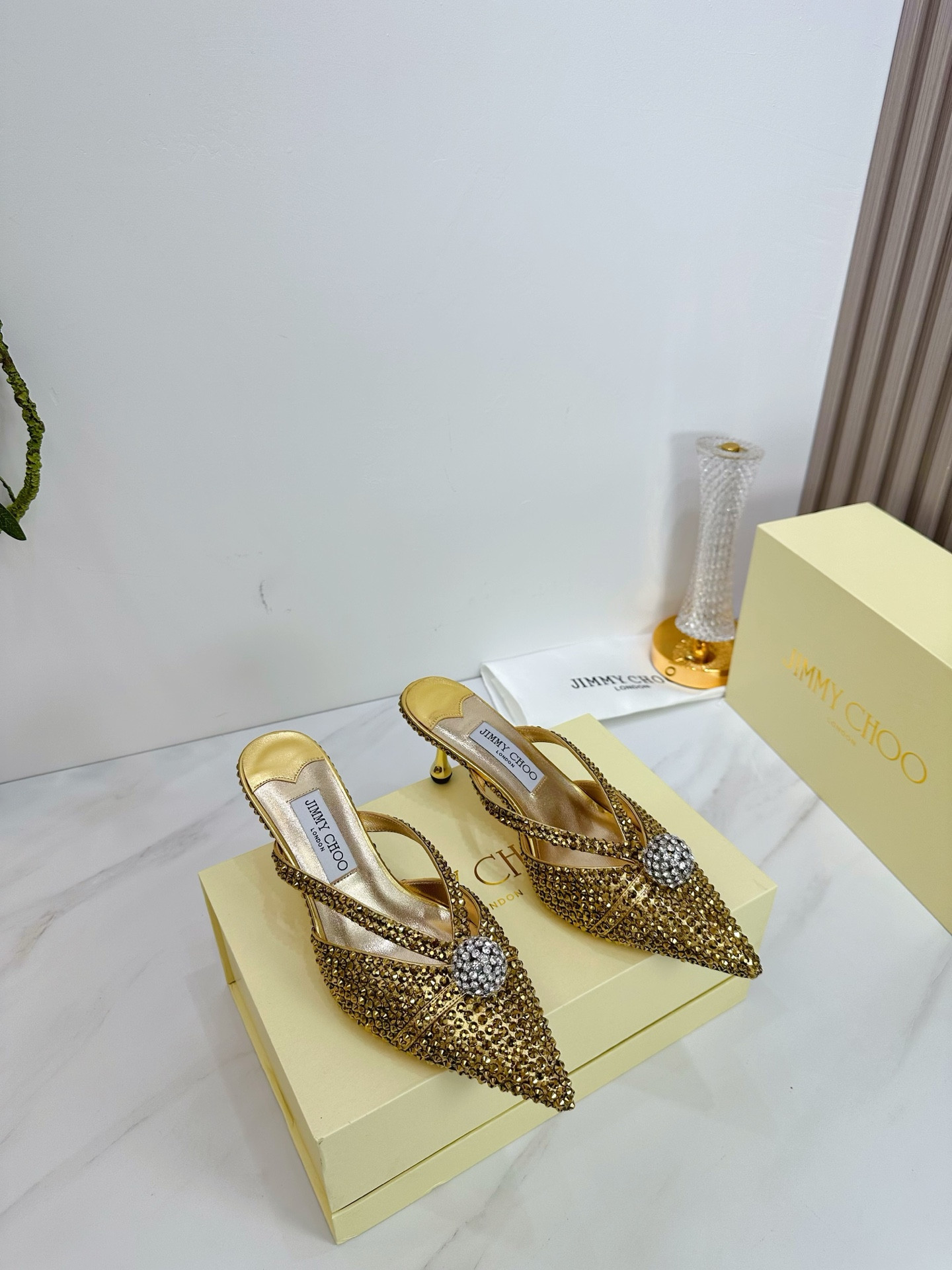 UA Jimmy Choo Sana Mule 6.5cm