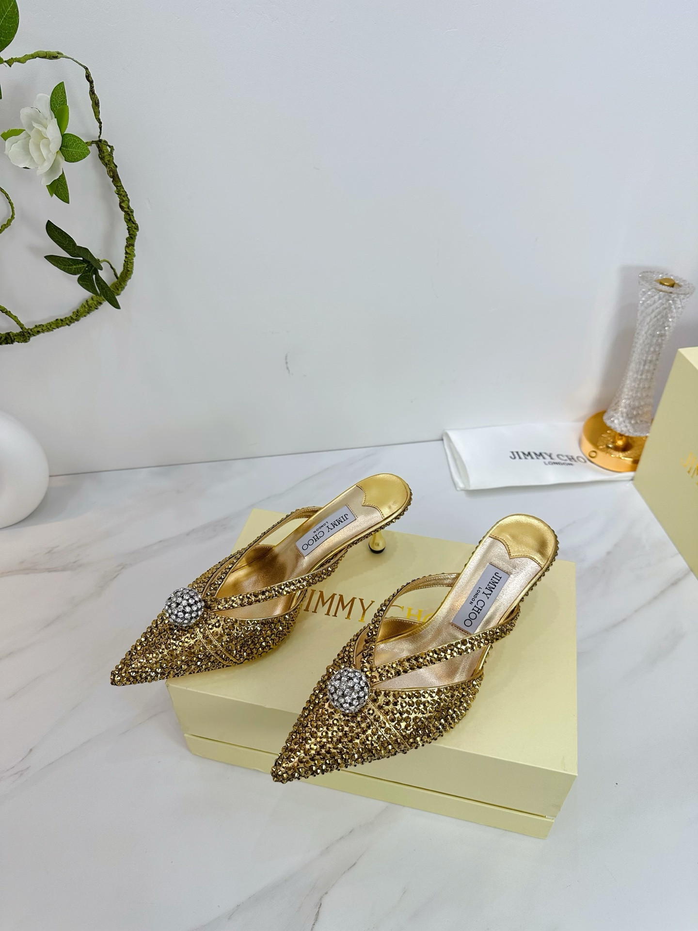 UA Jimmy Choo Sana Mule 6.5cm