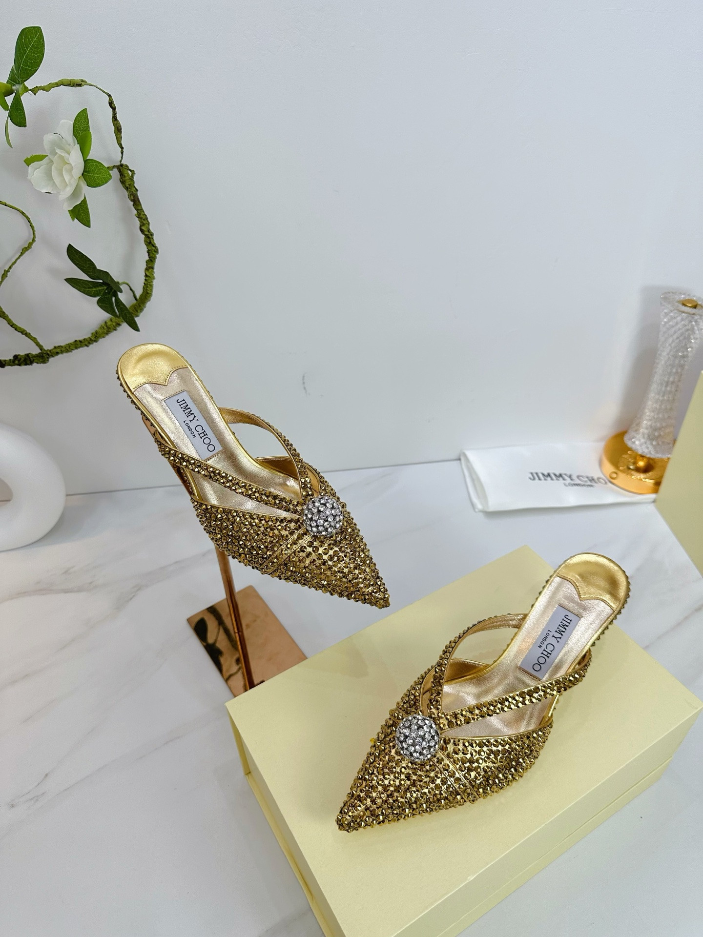 UA Jimmy Choo Sana Mule 6.5cm