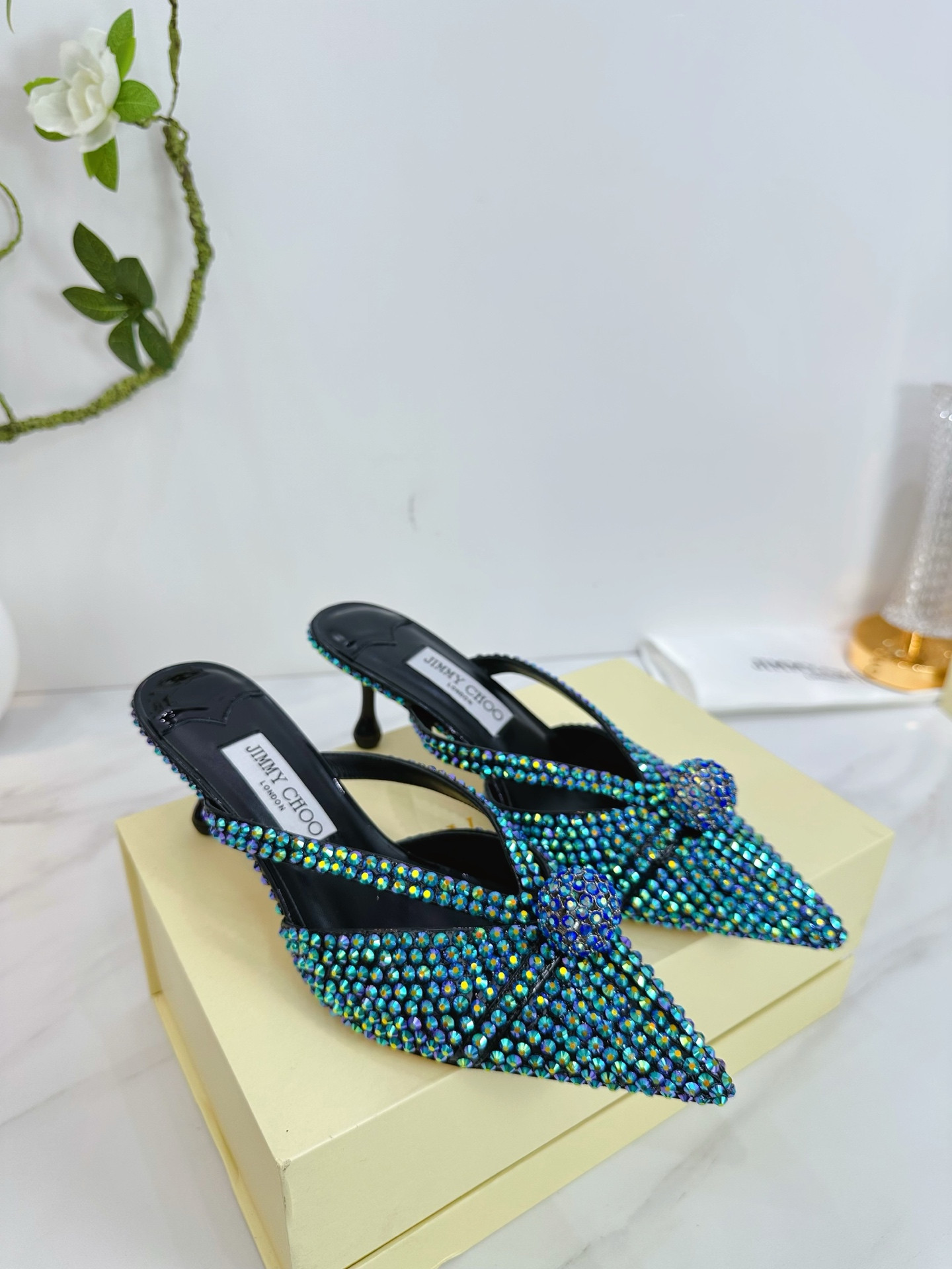 UA Jimmy Choo Sana Mule 6.5cm