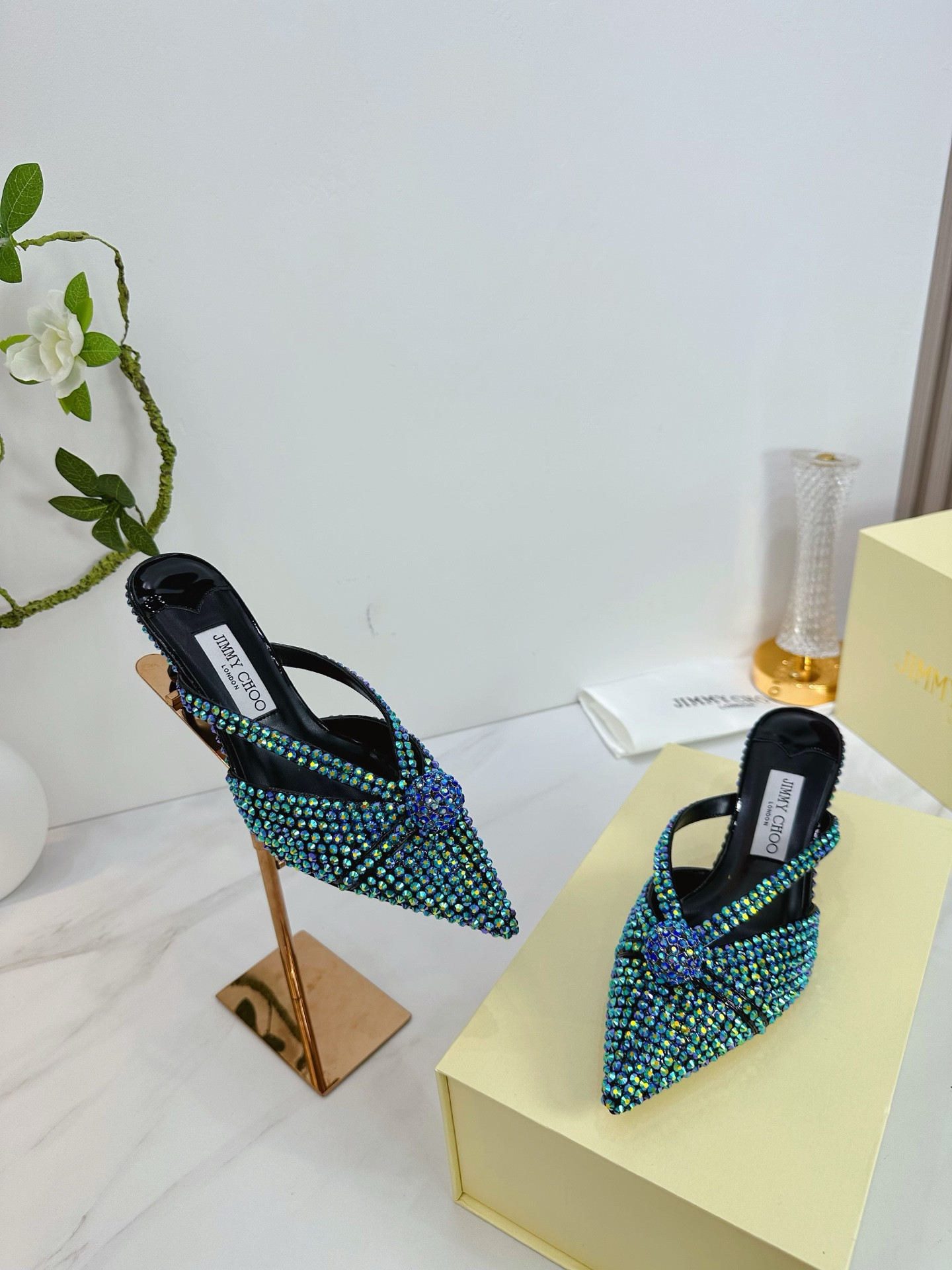 UA Jimmy Choo Sana Mule 6.5cm