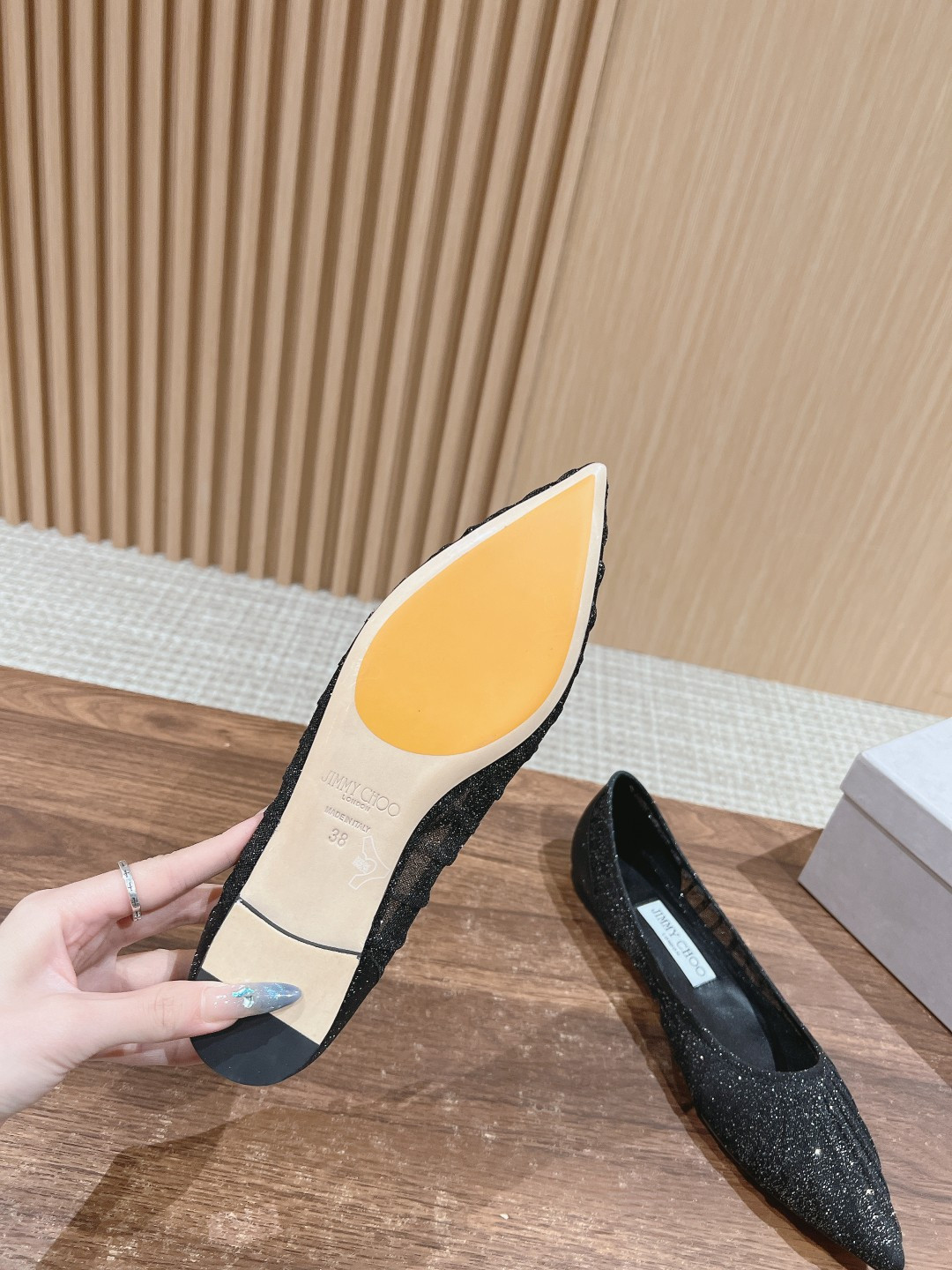 UA Jimmy Choo Flat Shoes