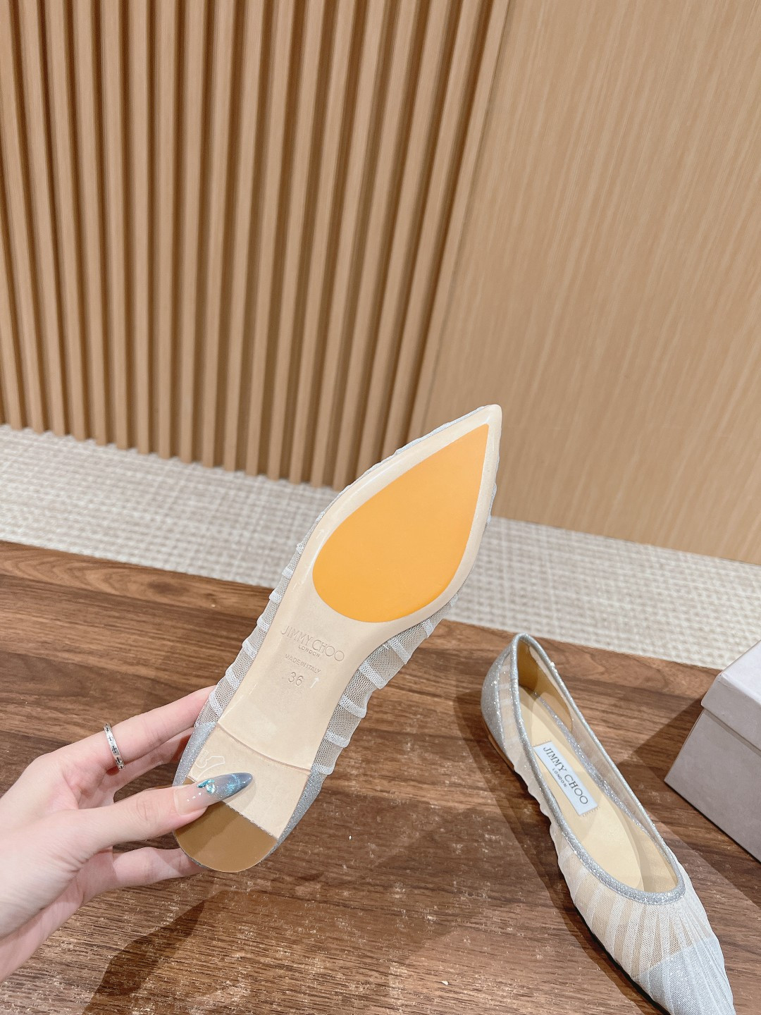 UA Jimmy Choo Flat Shoes