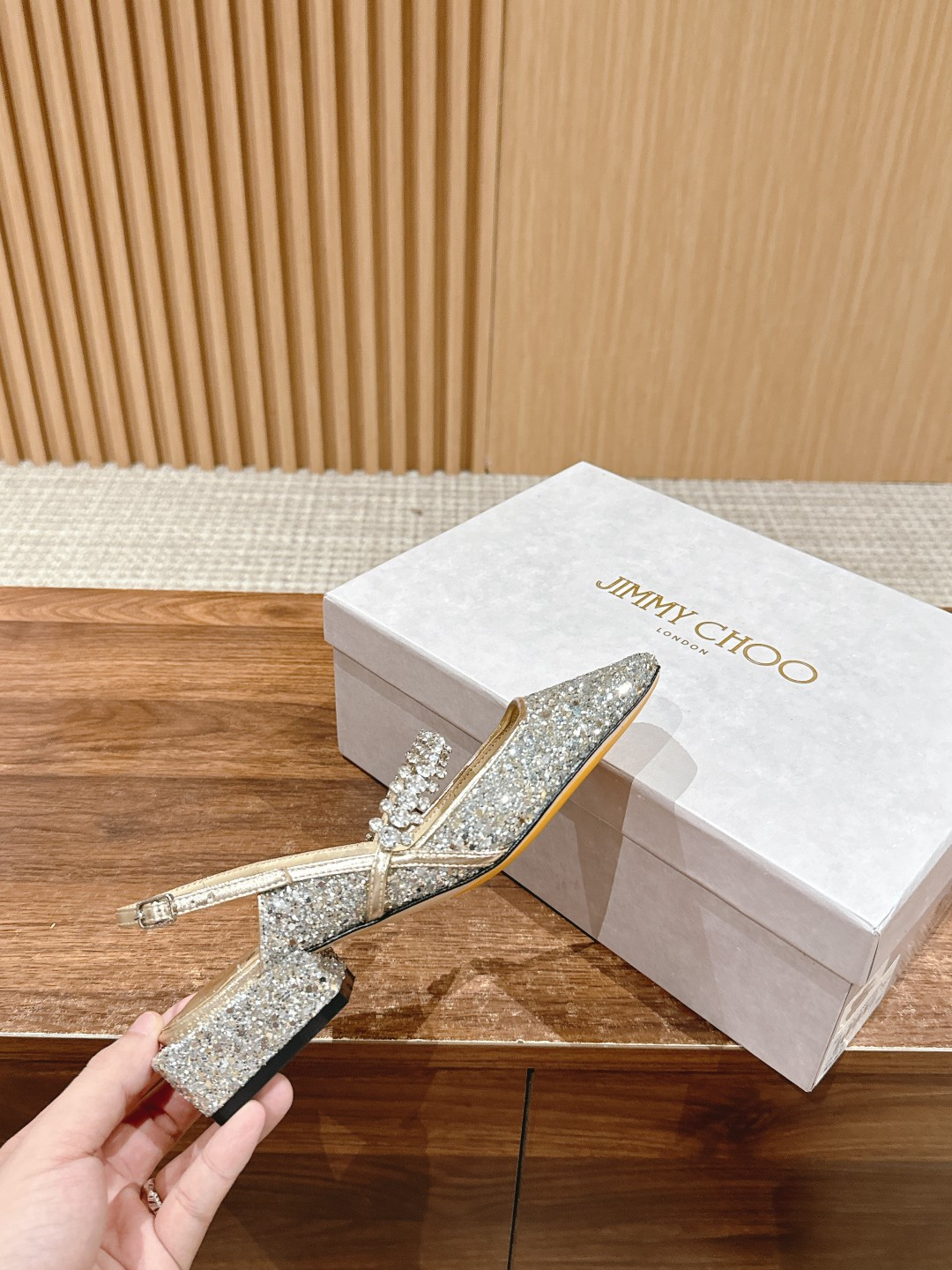 UA Jimmy Choo Belinda SlingBacks 3.5cm