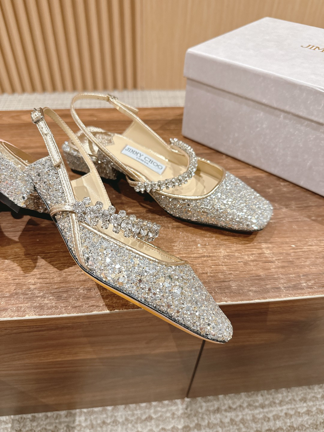 UA Jimmy Choo Belinda SlingBacks 3.5cm