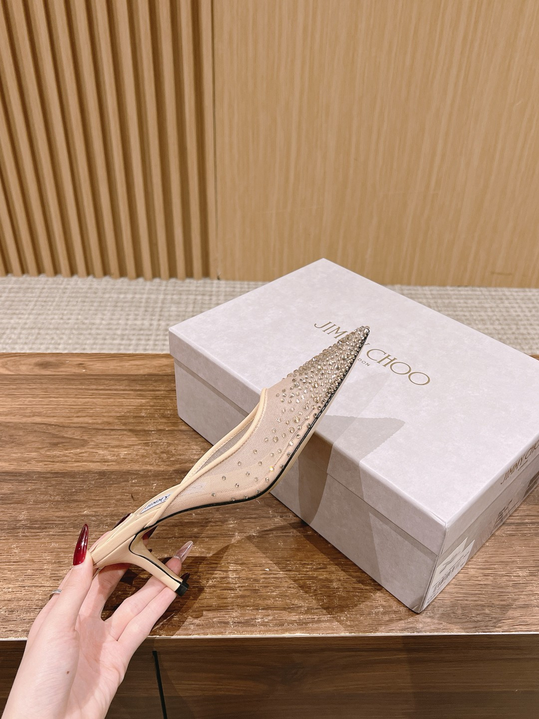 UA Jimmy Choo Vivi Mules 6.5cm