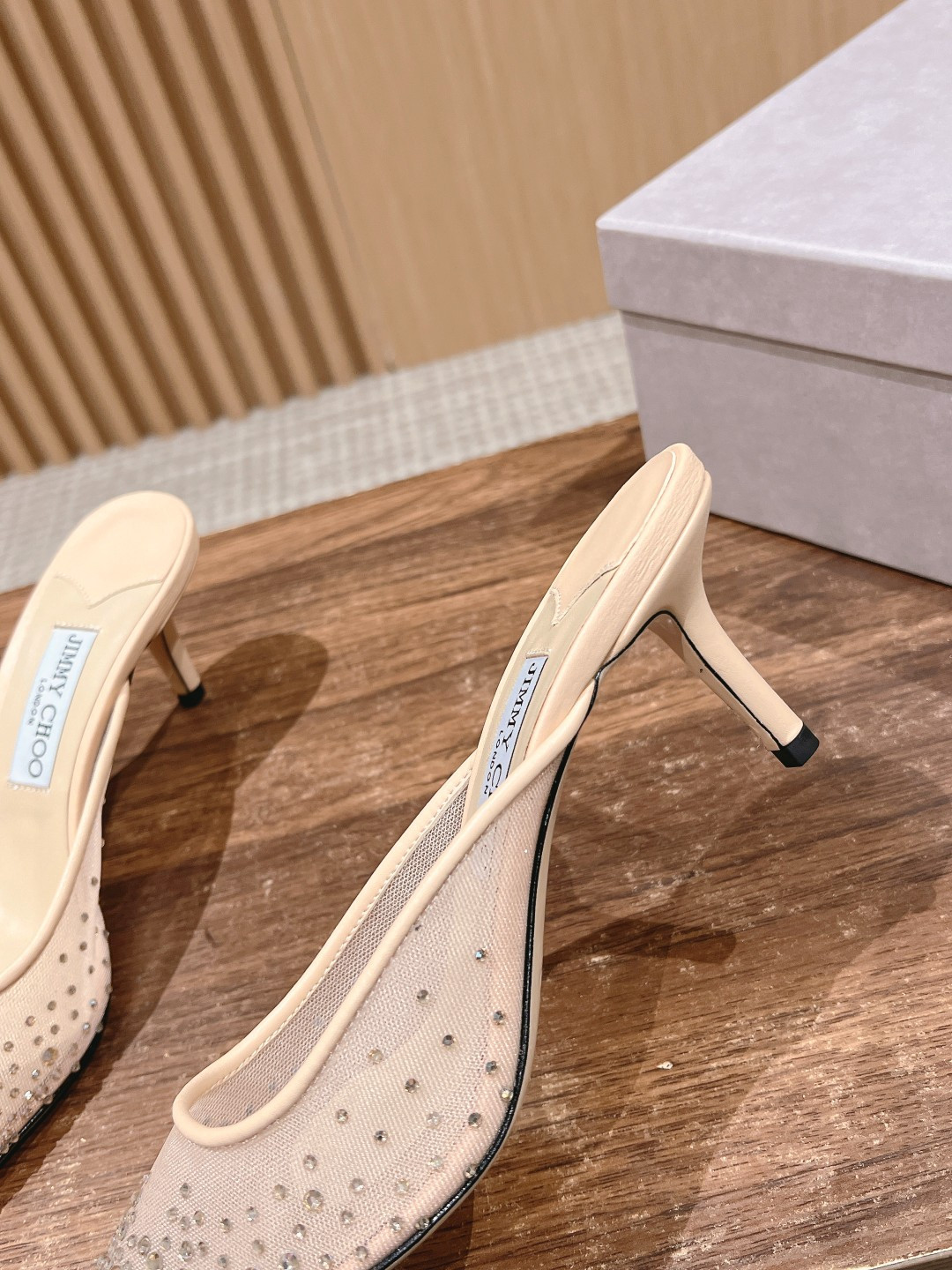 UA Jimmy Choo Vivi Mules 6.5cm