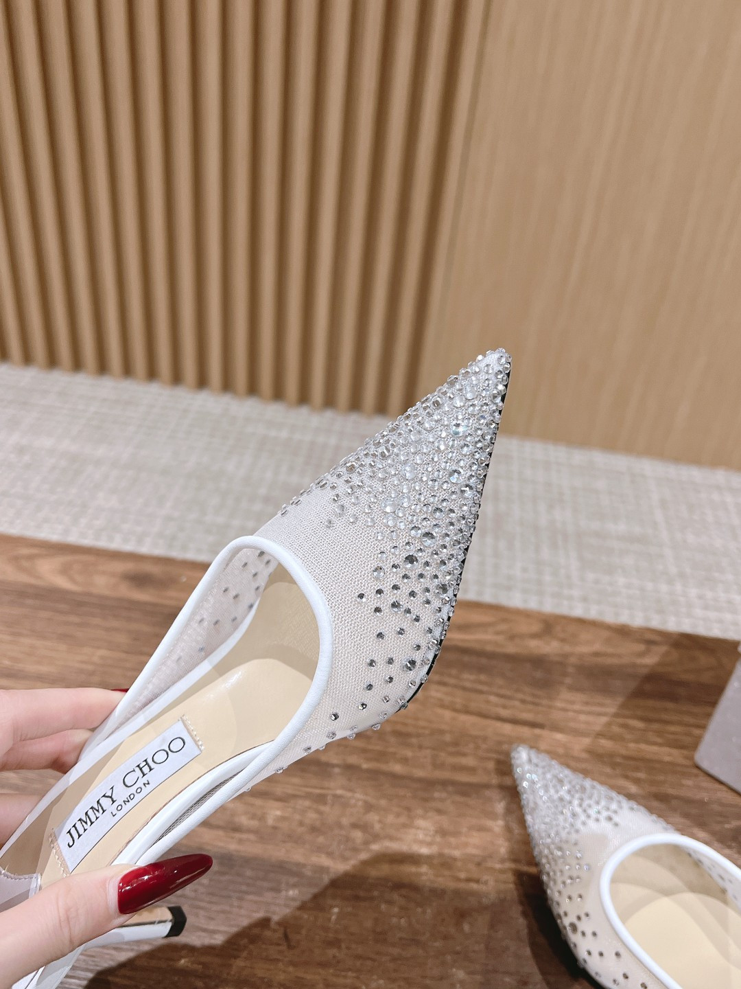 UA Jimmy Choo Vivi Mules 6.5cm