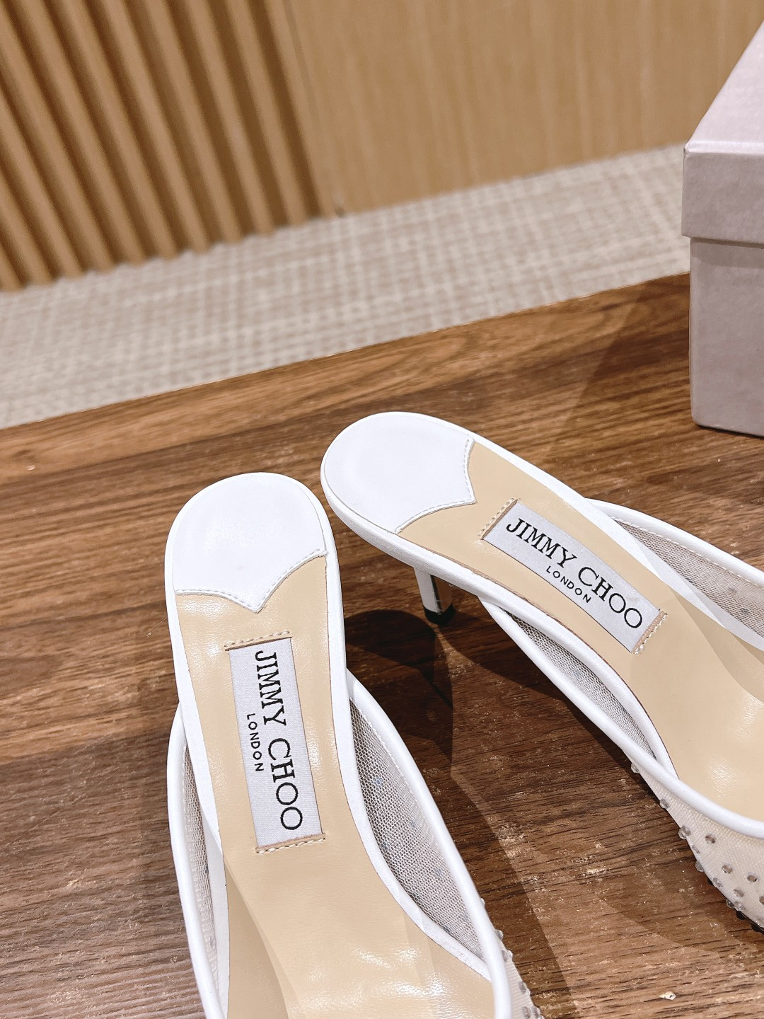 UA Jimmy Choo Vivi Mules 6.5cm