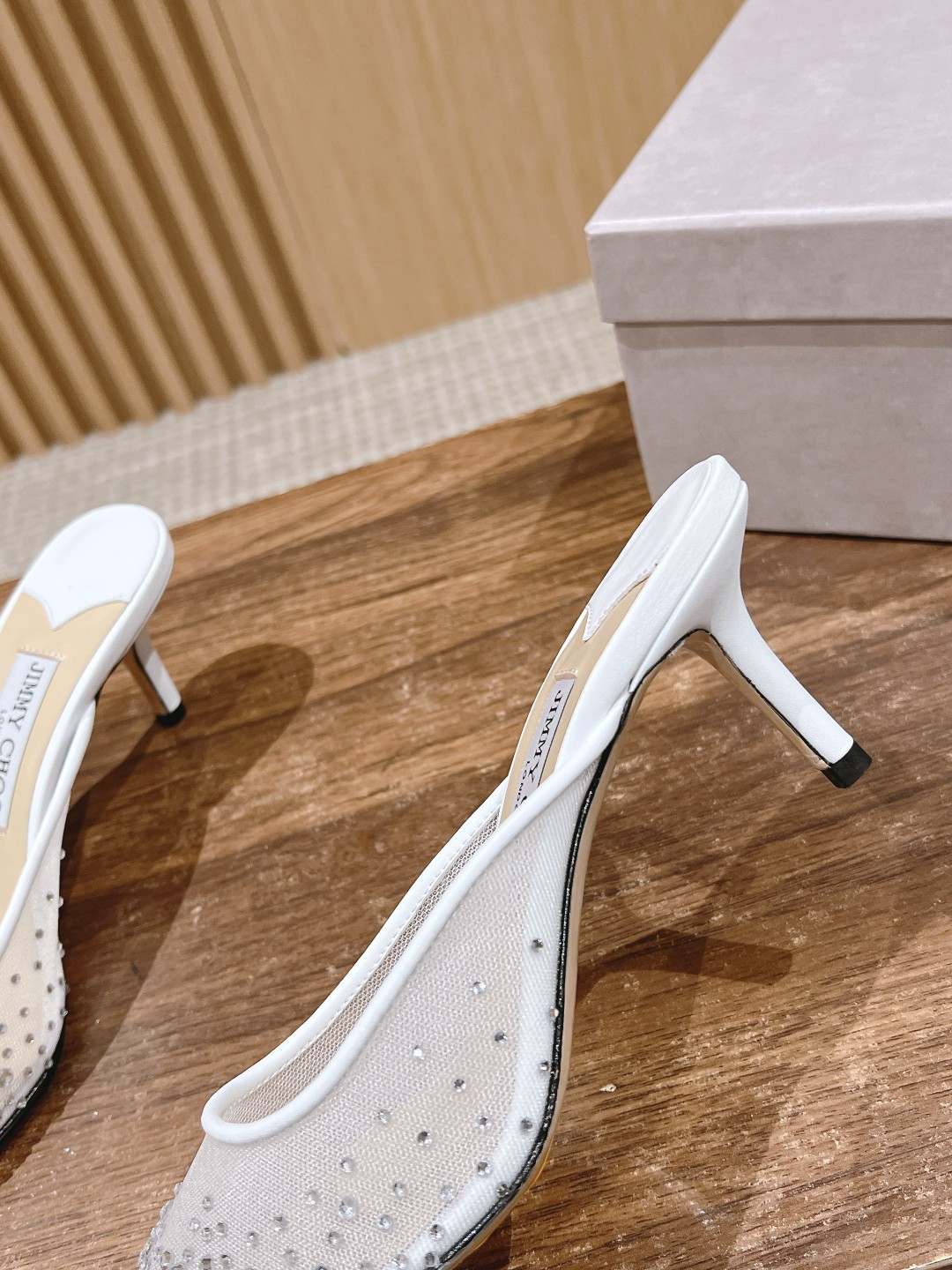 UA Jimmy Choo Vivi Mules 6.5cm