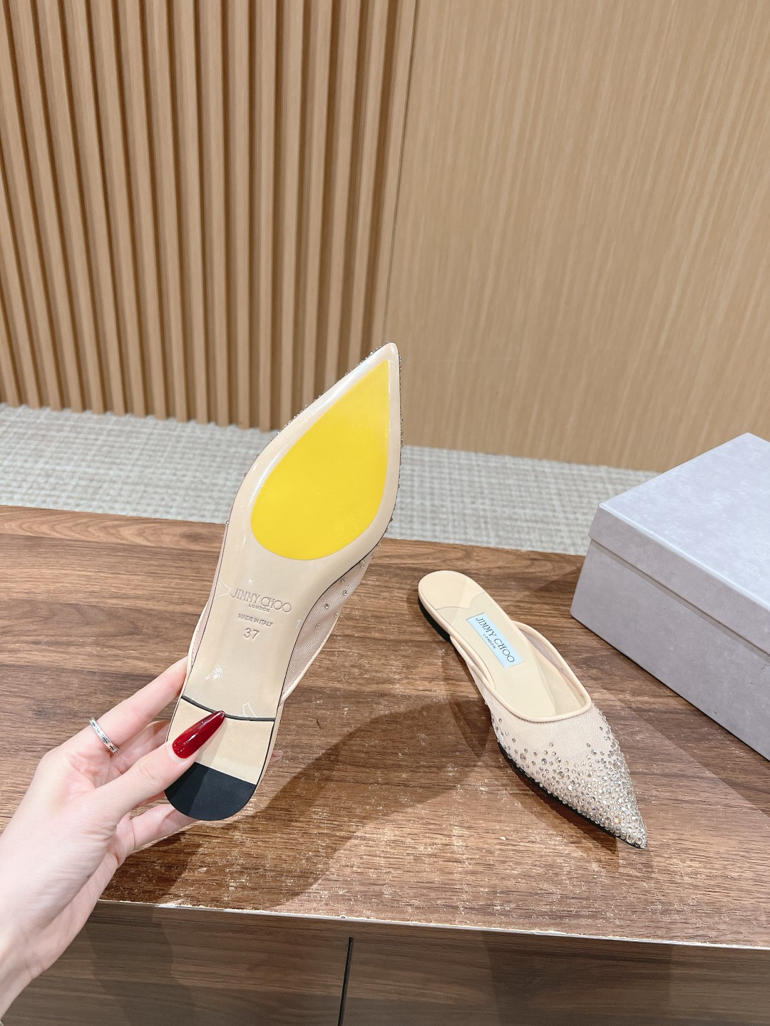 UA Jimmy Choo Vivi Mules