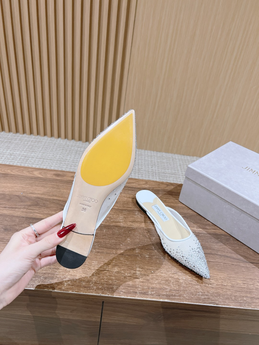 UA Jimmy Choo Vivi Mules