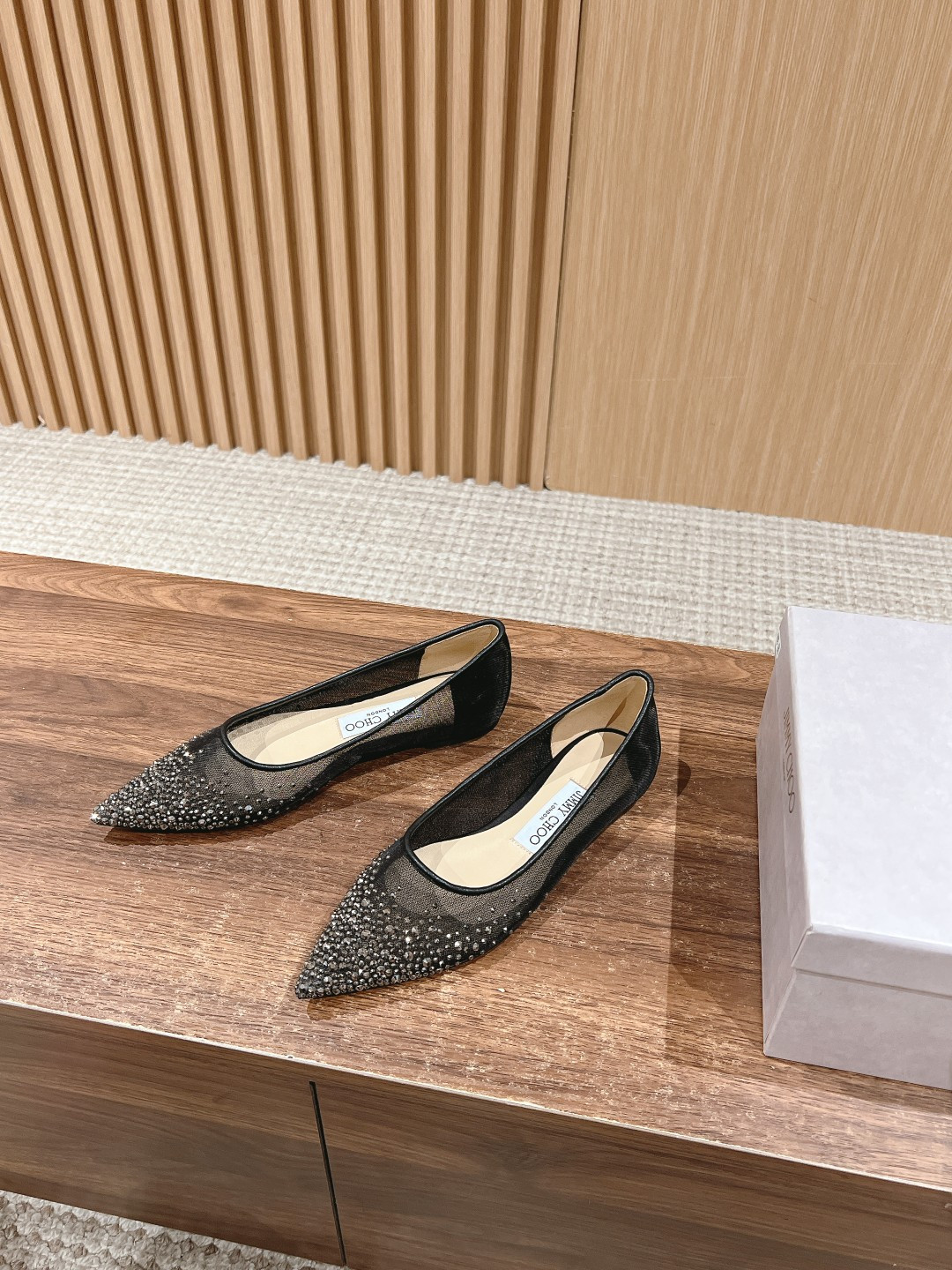 UA Jimmy Choo Flat Shoes