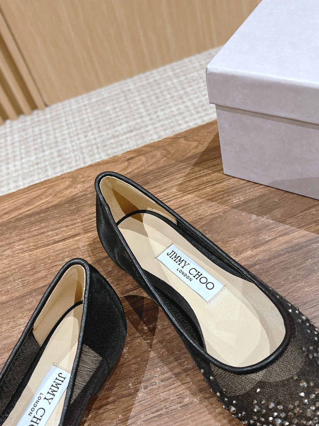 UA Jimmy Choo Flat Shoes