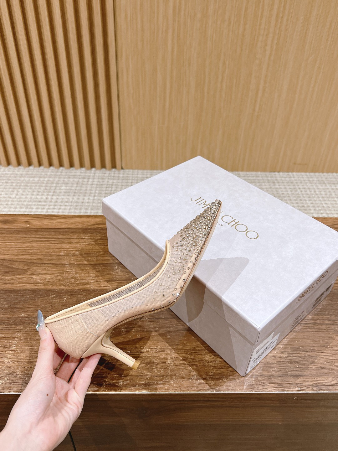 UA Jimmy Choo Pointed Pumps 6.5cm