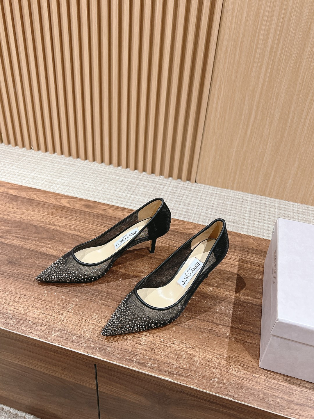 UA Jimmy Choo Pointed Pumps 6.5cm