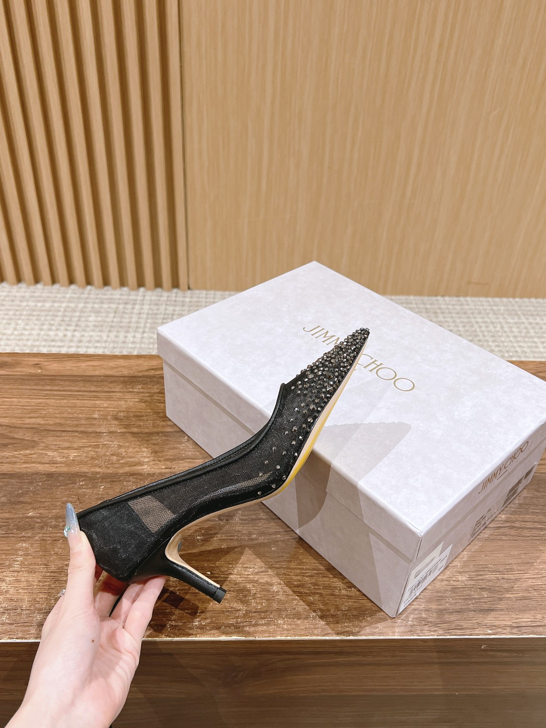 UA Jimmy Choo Pointed Pumps 6.5cm