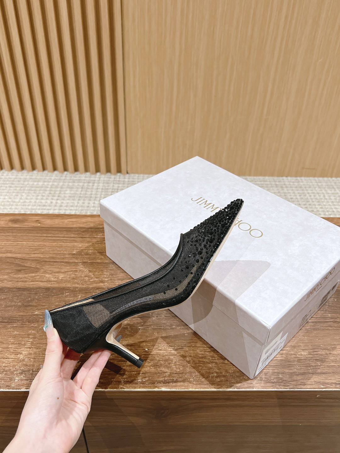 UA Jimmy Choo Pointed Pumps 6.5cm