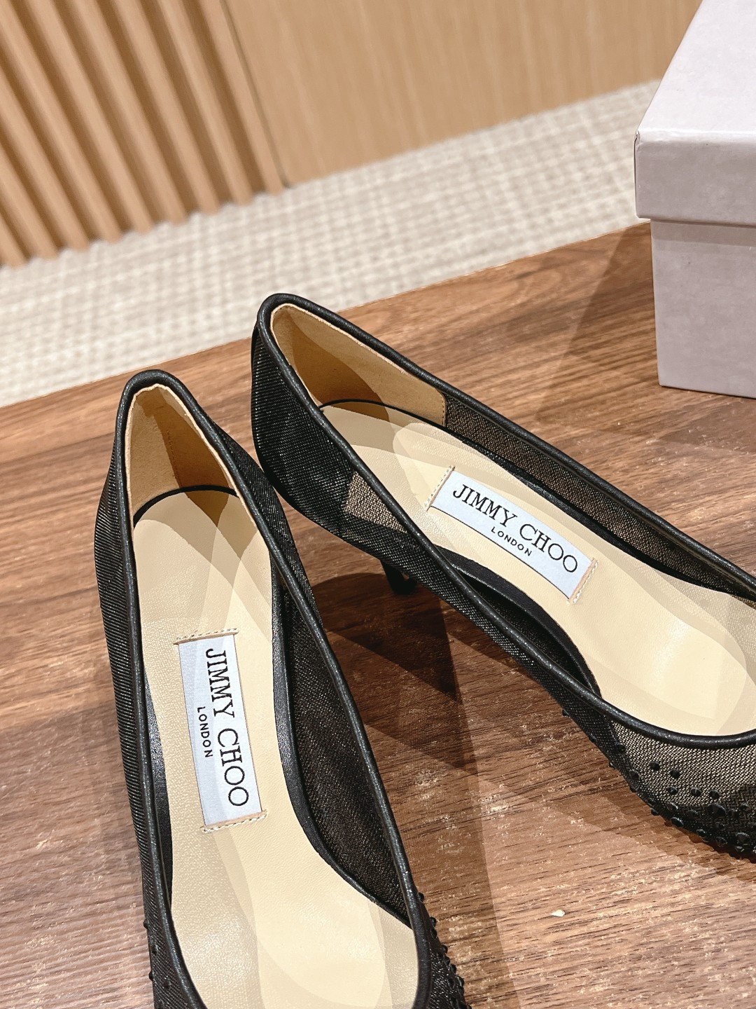 UA Jimmy Choo Pointed Pumps 6.5cm