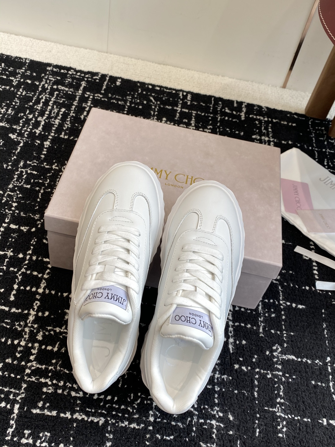UA Jimmy Choo Diamond Light Maxi F Sneakers