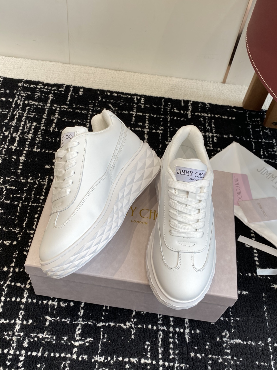 UA Jimmy Choo Diamond Light Maxi F Sneakers