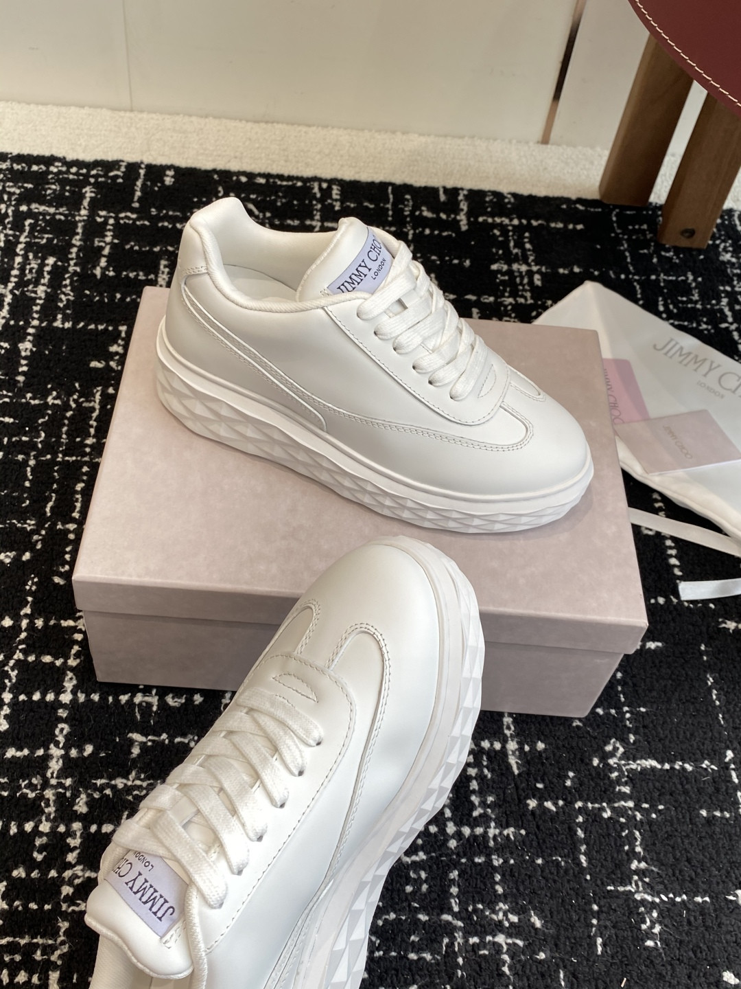 UA Jimmy Choo Diamond Light Maxi F Sneakers