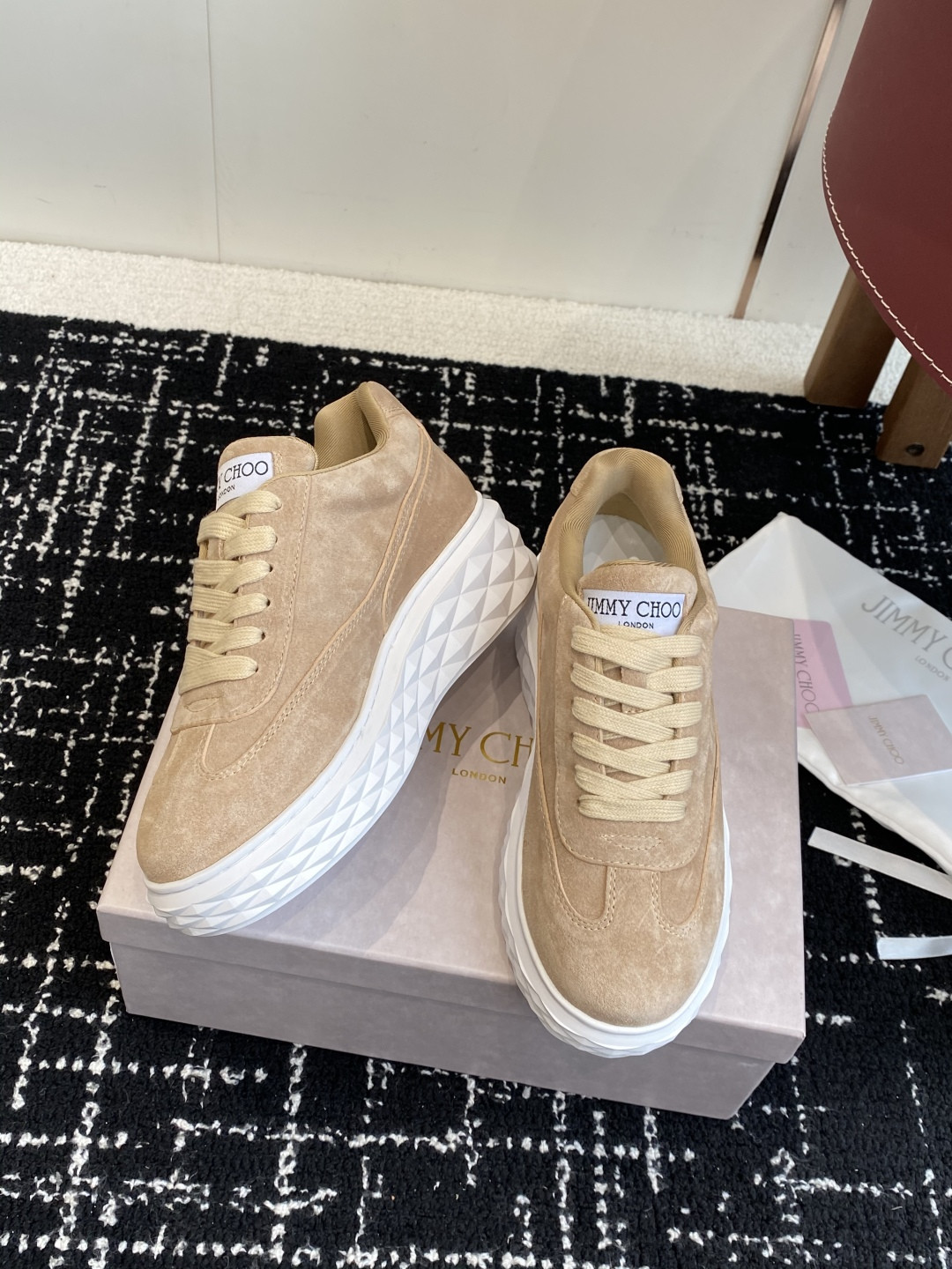 UA Jimmy Choo Diamond Light Maxi F Sneakers