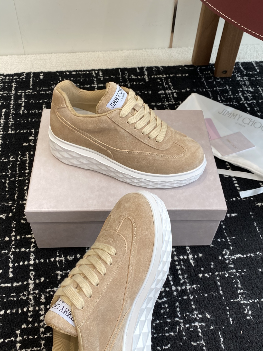 UA Jimmy Choo Diamond Light Maxi F Sneakers