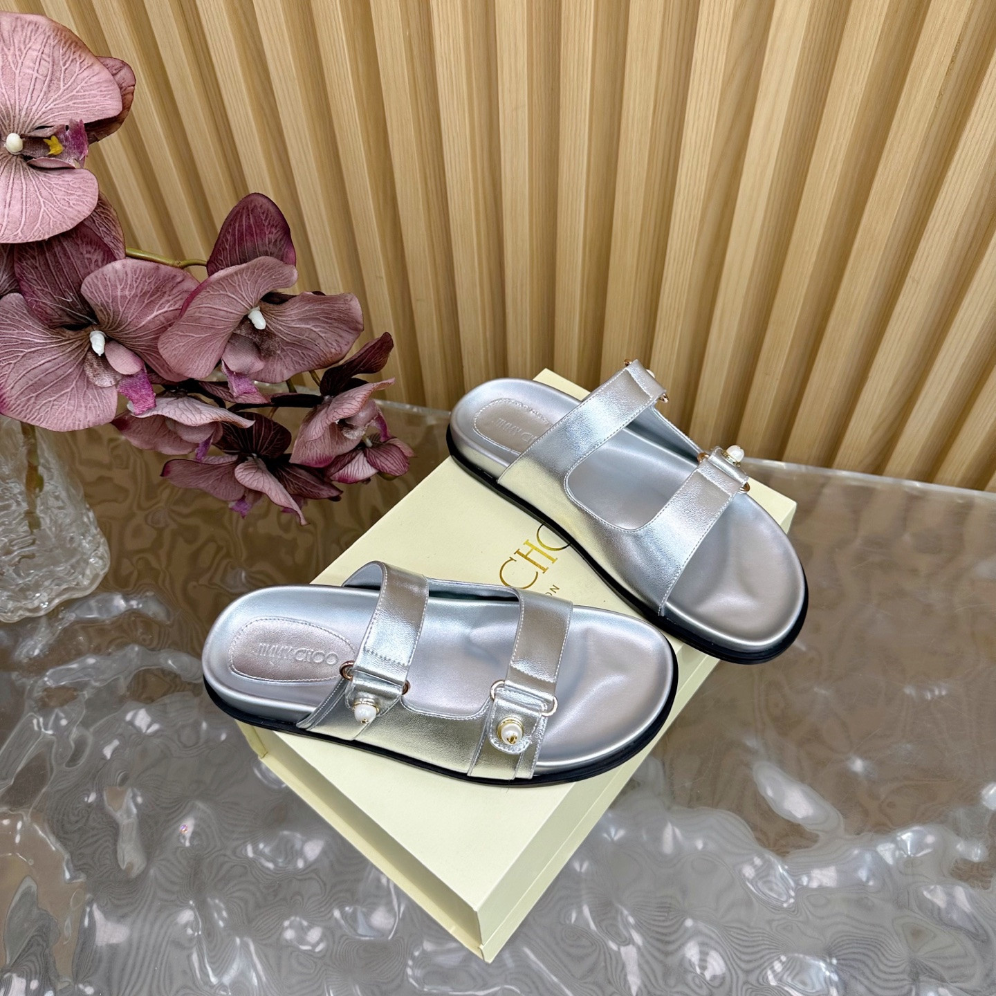 UA Jimmy Choo Slides