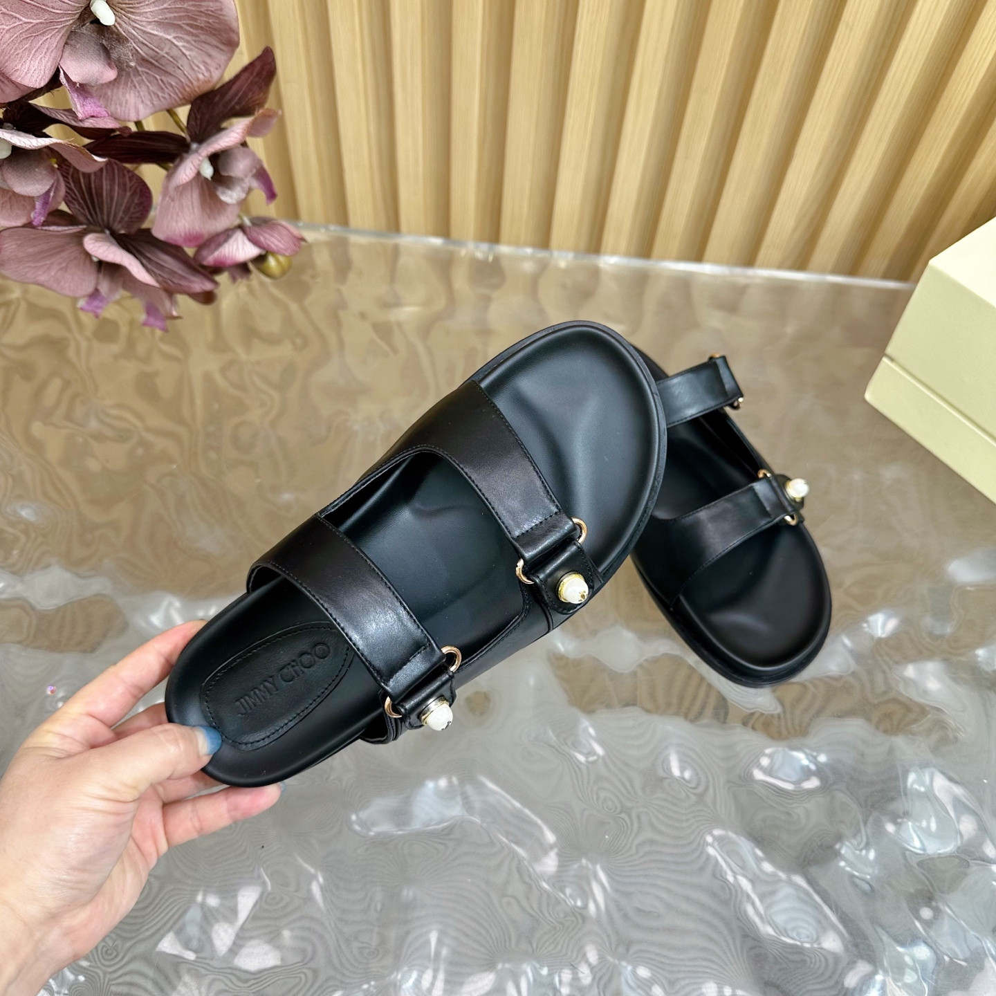 UA Jimmy Choo Slides