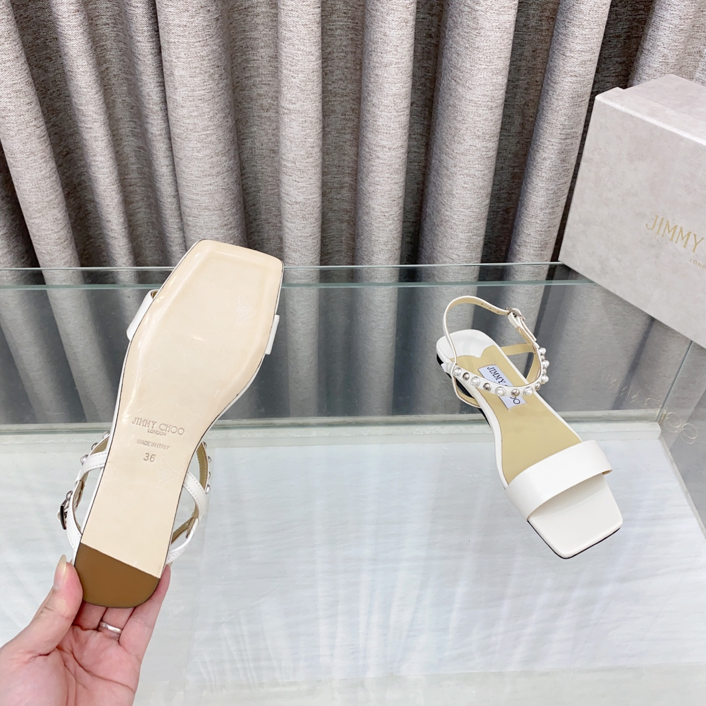 UA Jimmy Choo Sandals